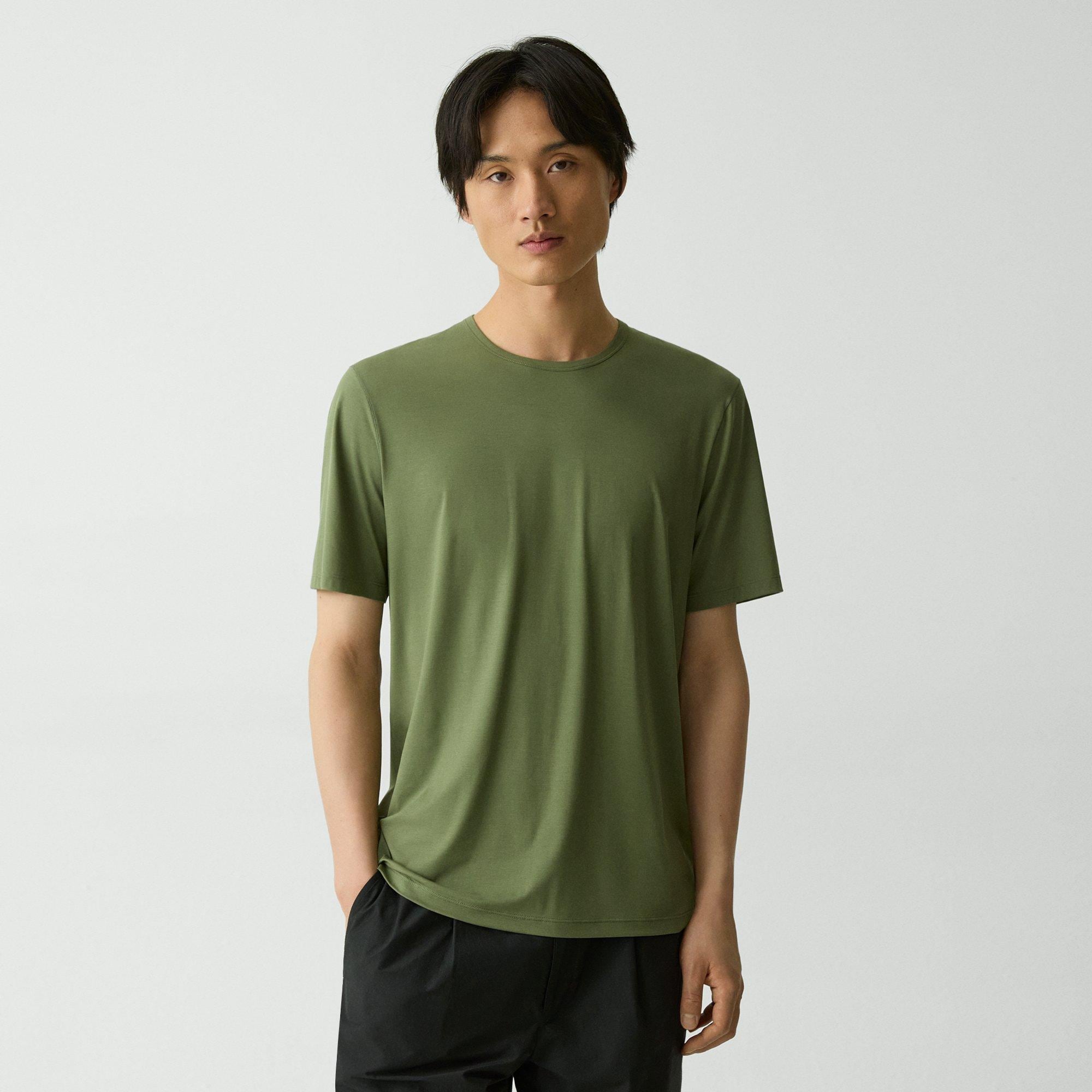 Crewneck Tee in Perform Jersey