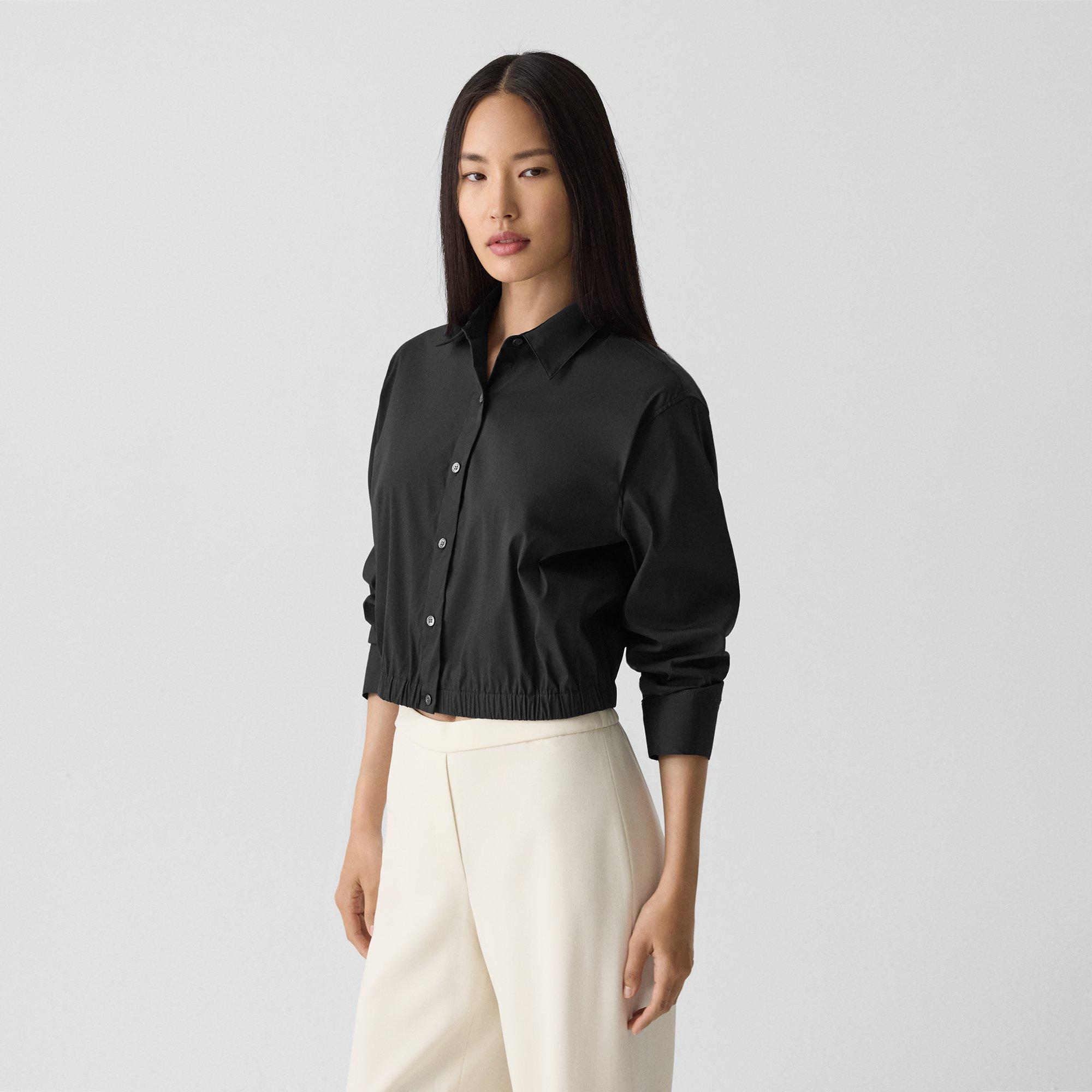 Cropped Shirt in Good Cotton