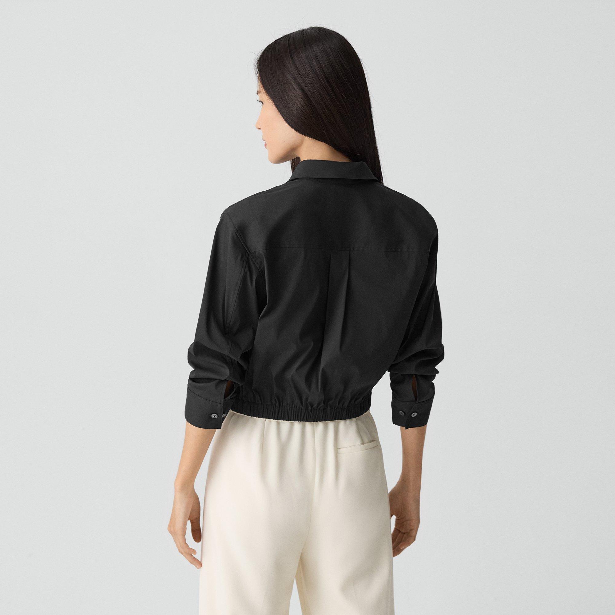 Cropped Shirt in Good Cotton