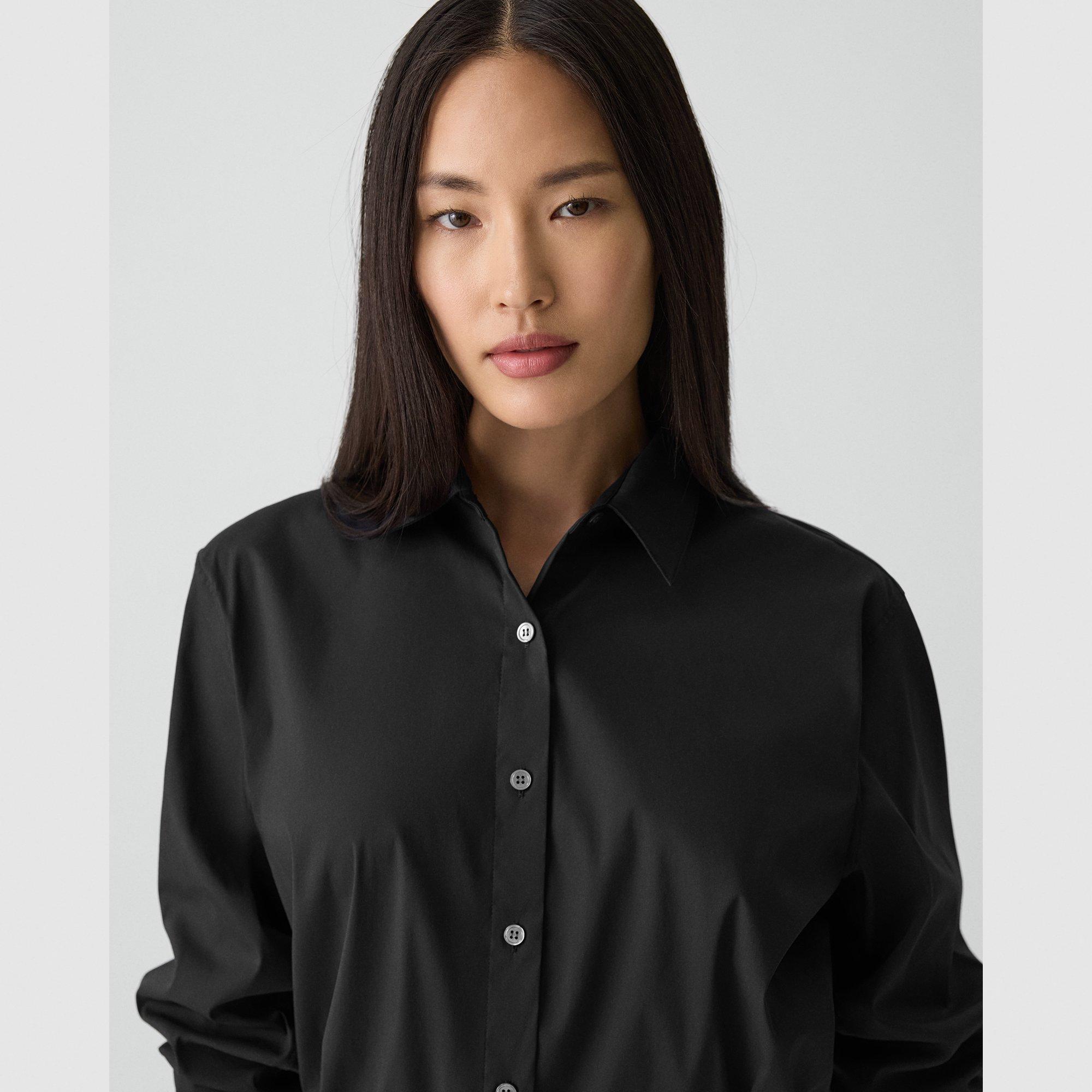Cropped Shirt in Good Cotton