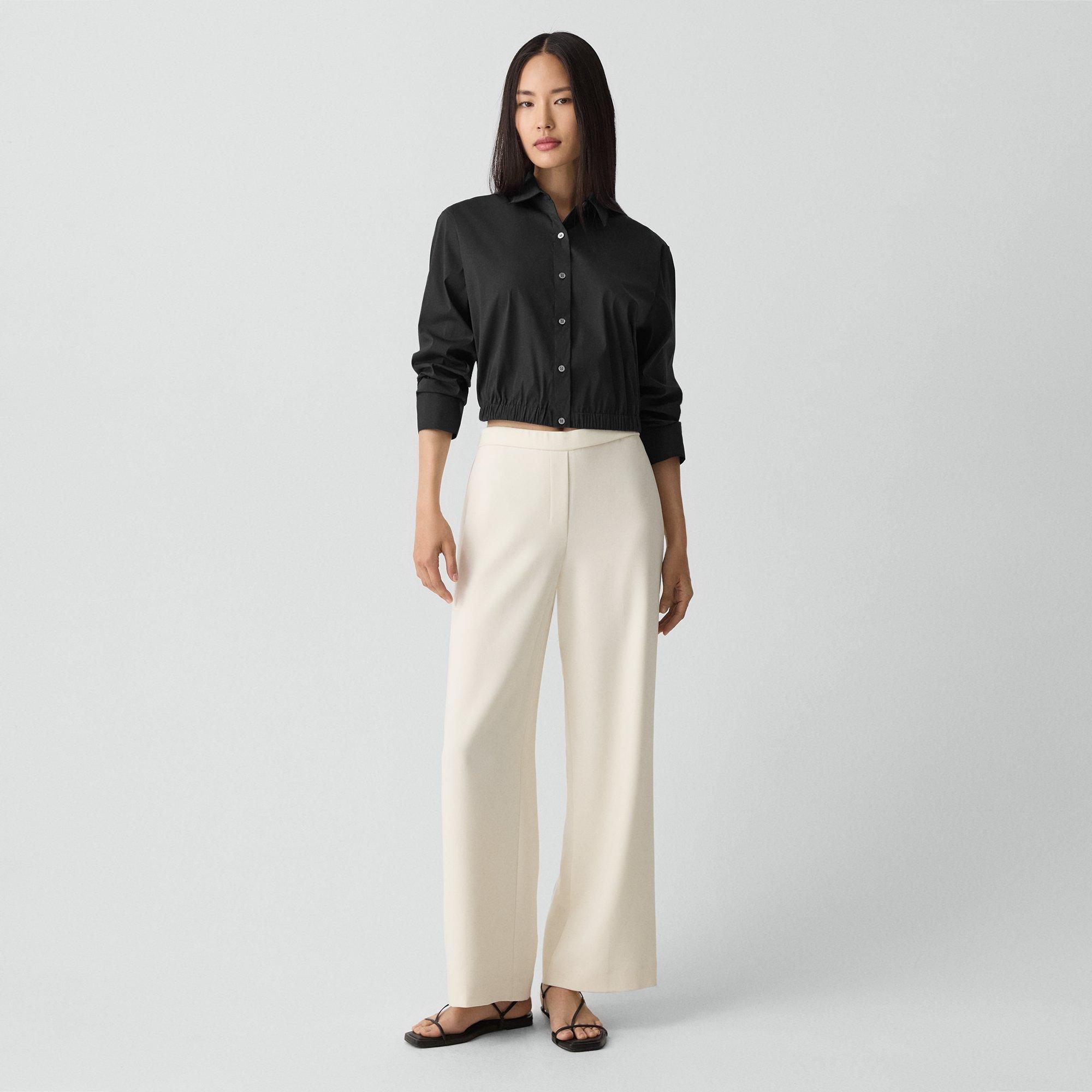 Cropped Shirt in Good Cotton