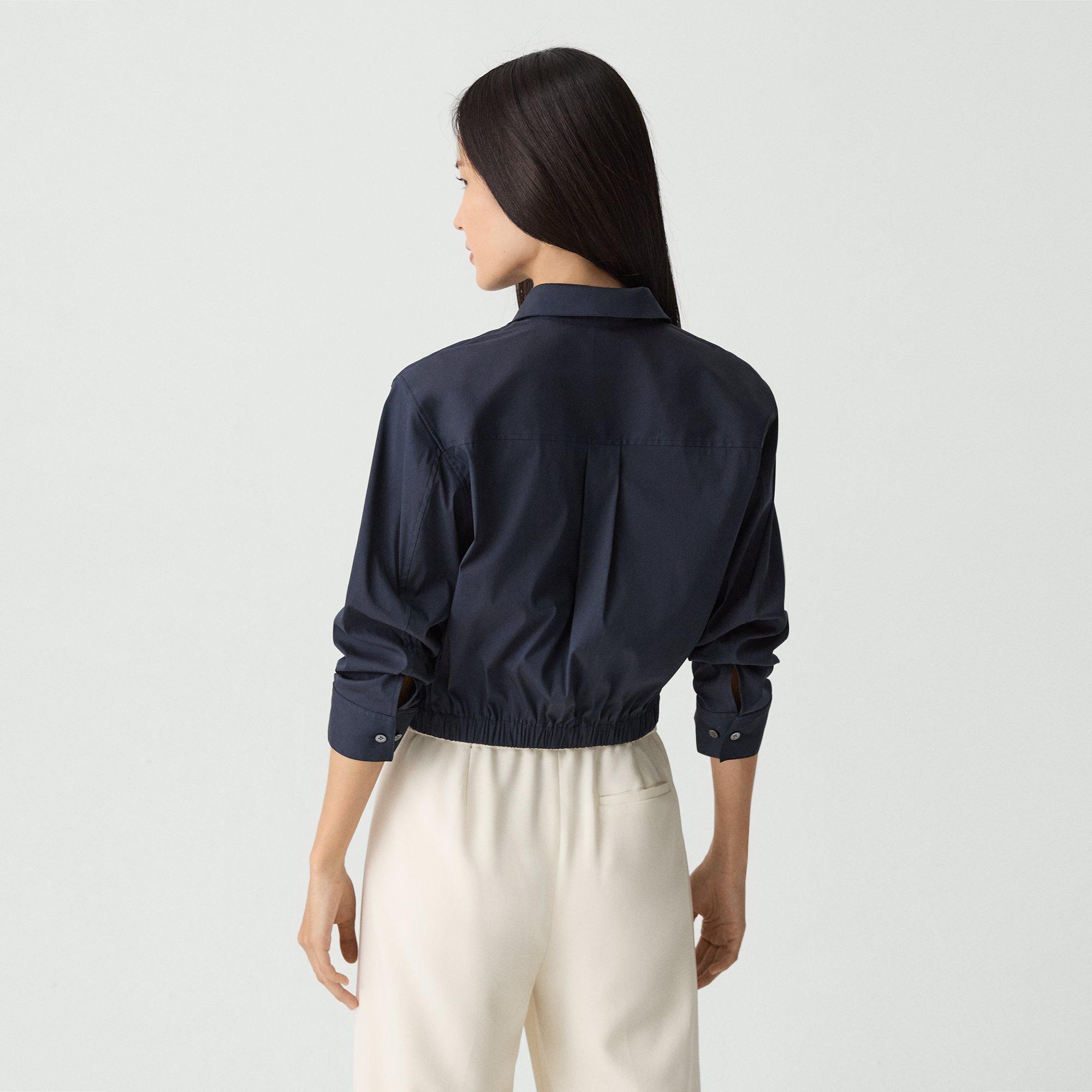 Cropped Shirt in Good Cotton