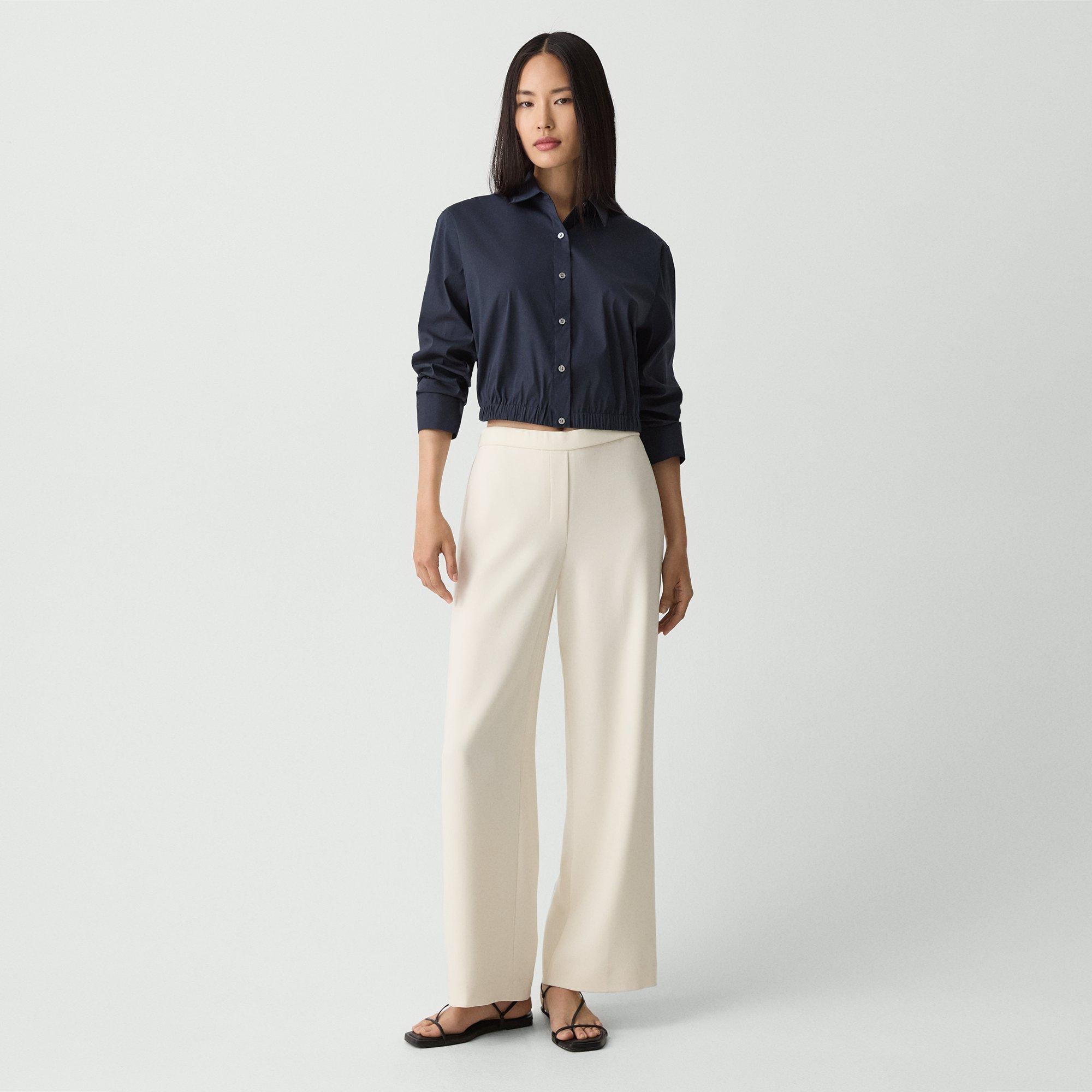 Cropped Shirt in Good Cotton