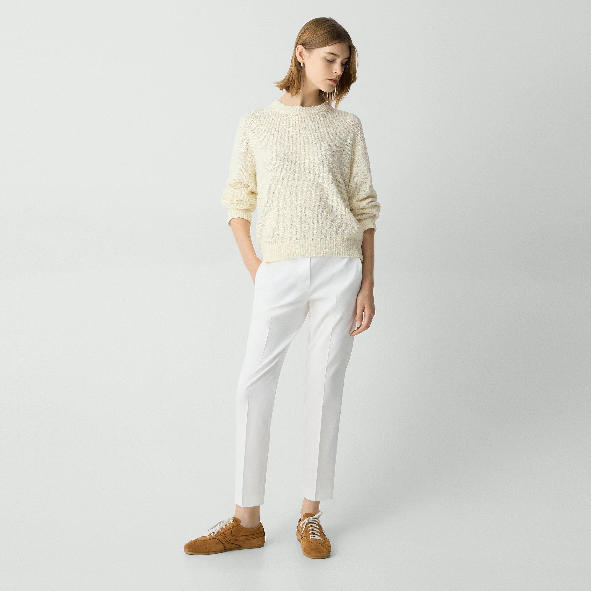 Bouclé Sweatshirt in Cotton-Blend