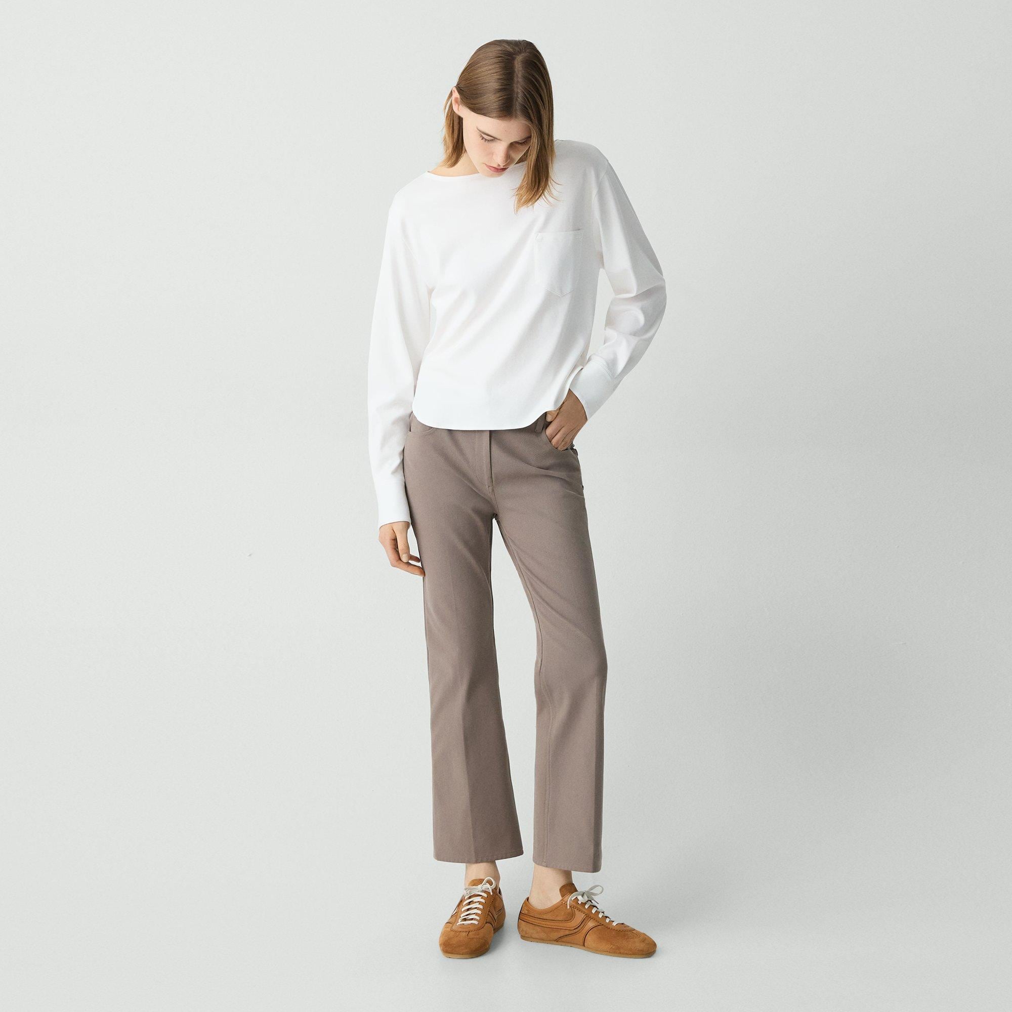 Boatneck Top in Cotton Jersey