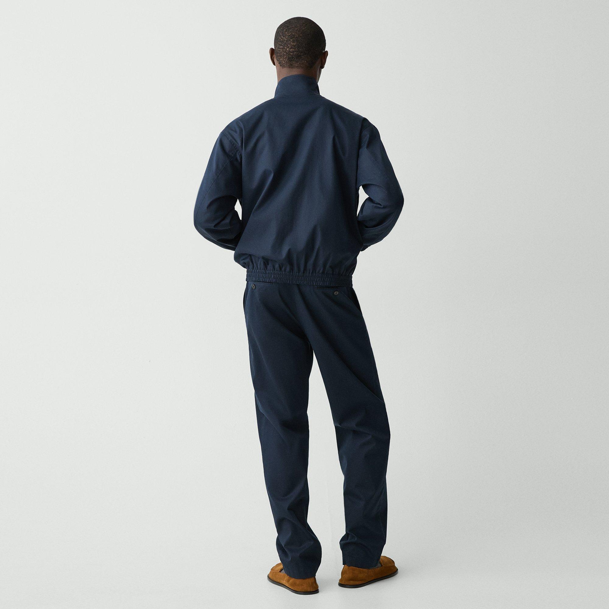 Straight Trousers in Cotton-Blend Twill