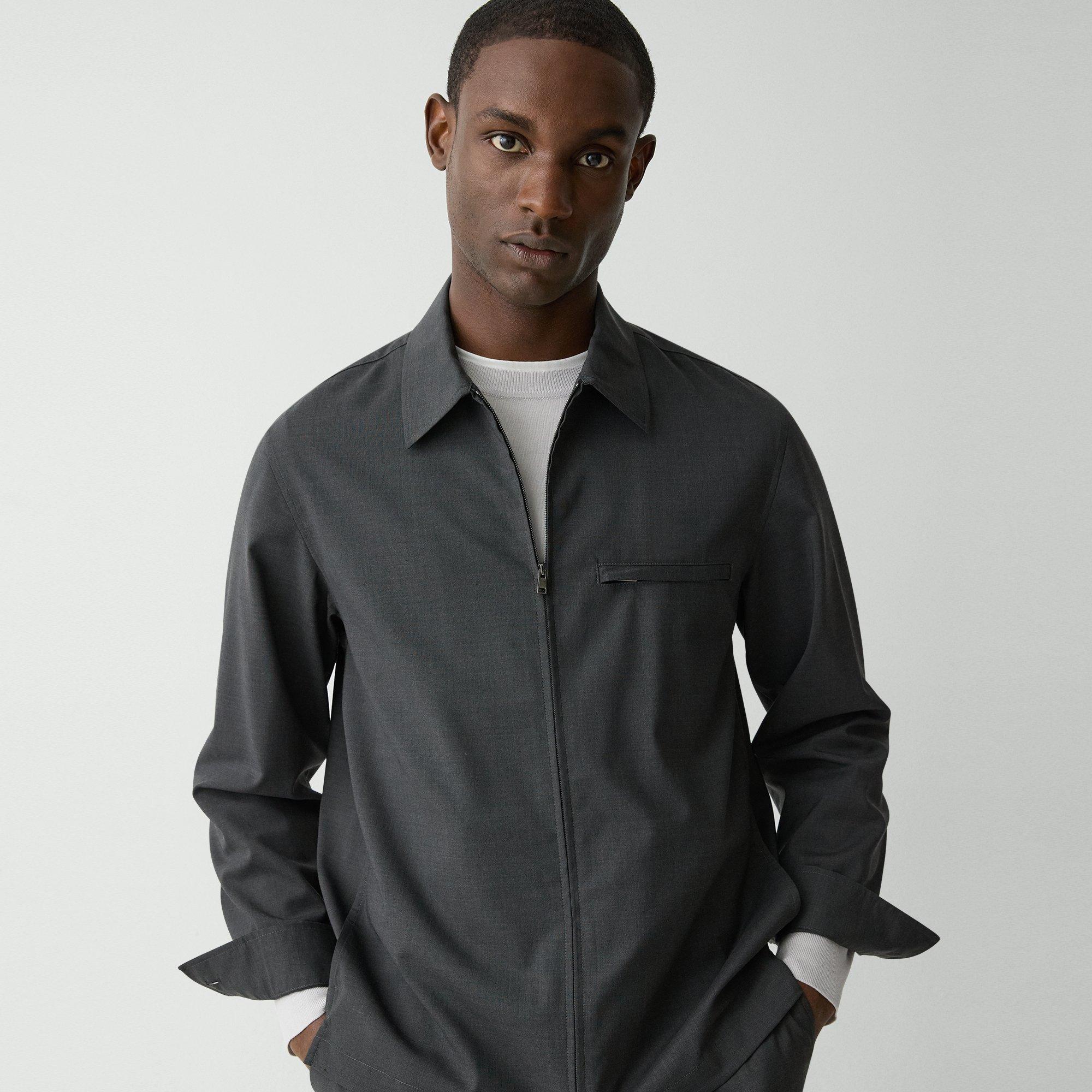 Shirt Jacket in Motion Wool