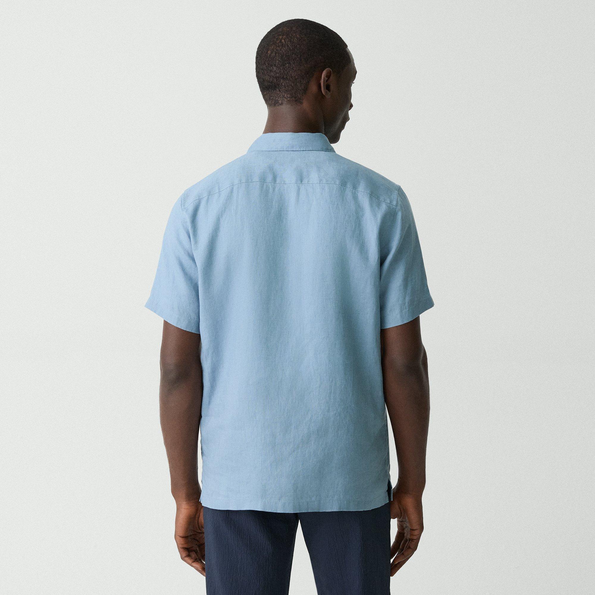 Irving Short-Sleeve Shirt in Relaxed Linen
