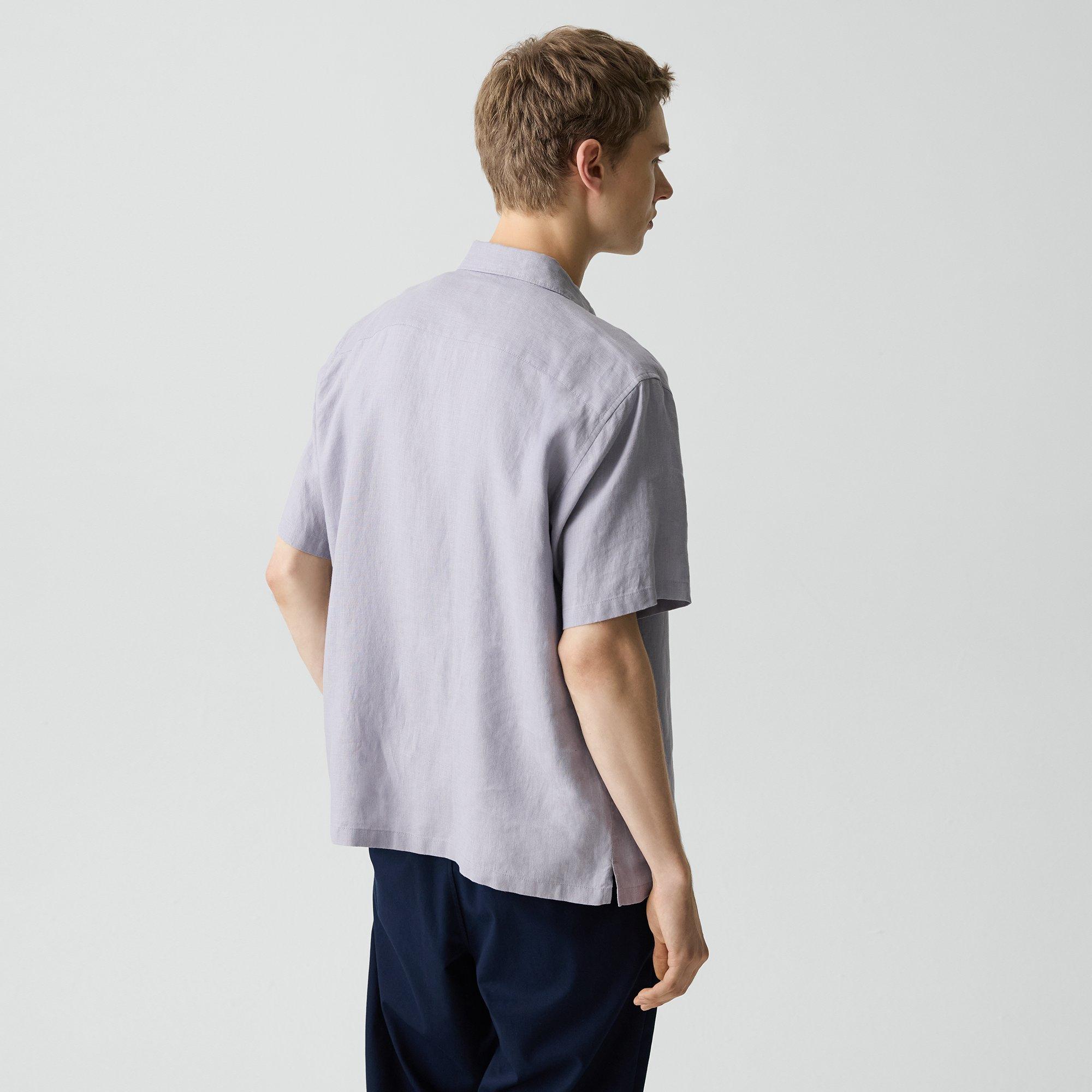 Irving Short-Sleeve Shirt in Relaxed Linen