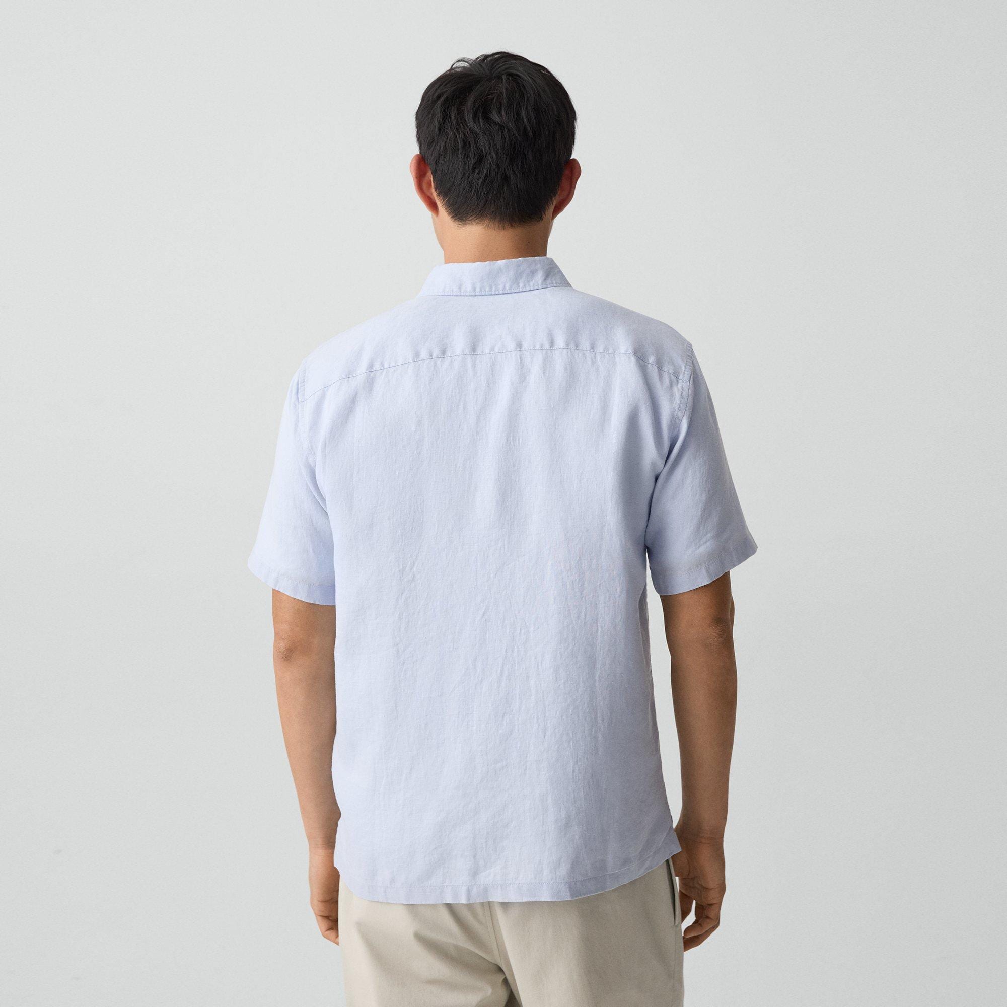 Irving Short-Sleeve Shirt in Relaxed Linen