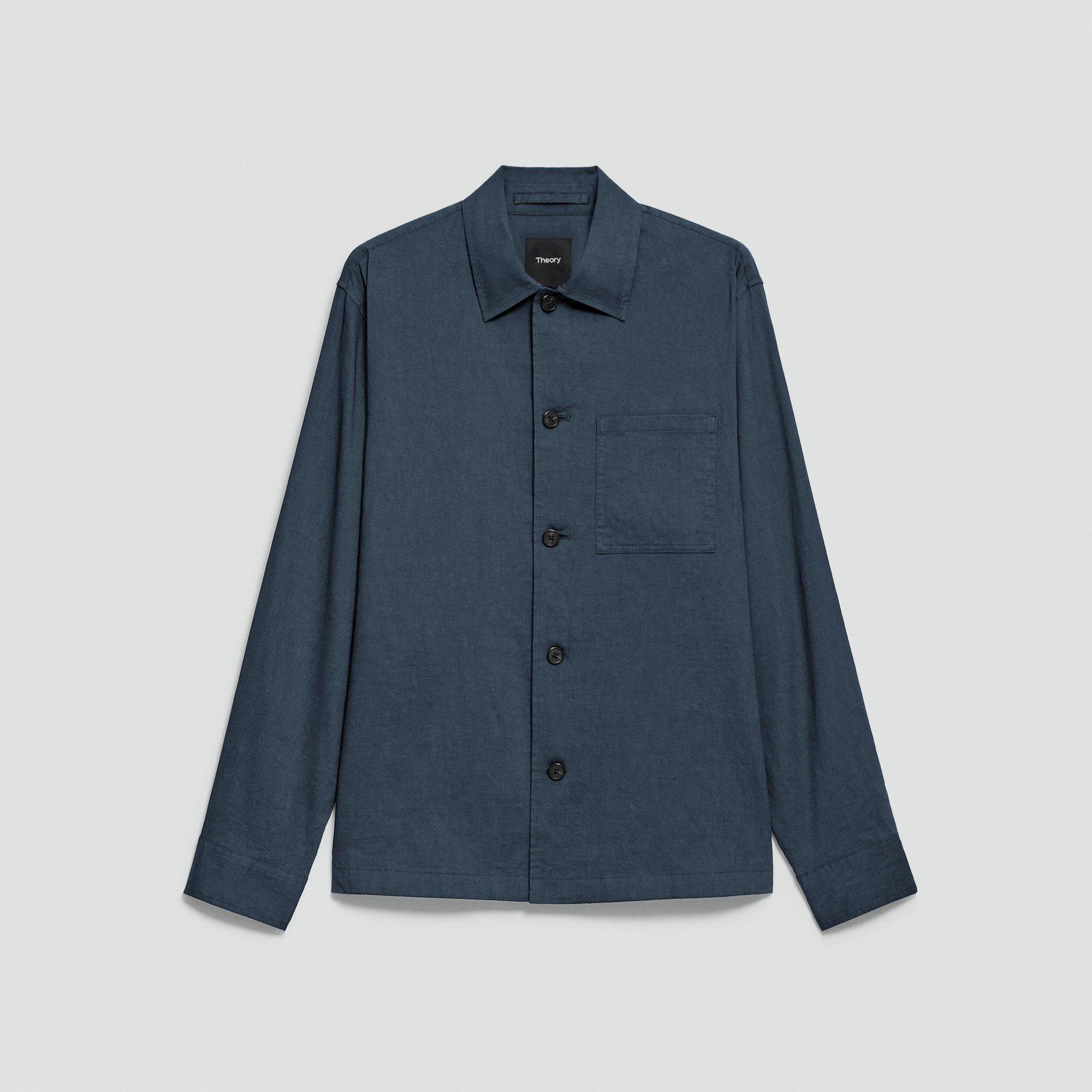 Overshirt in Good Linen from Theory - $325