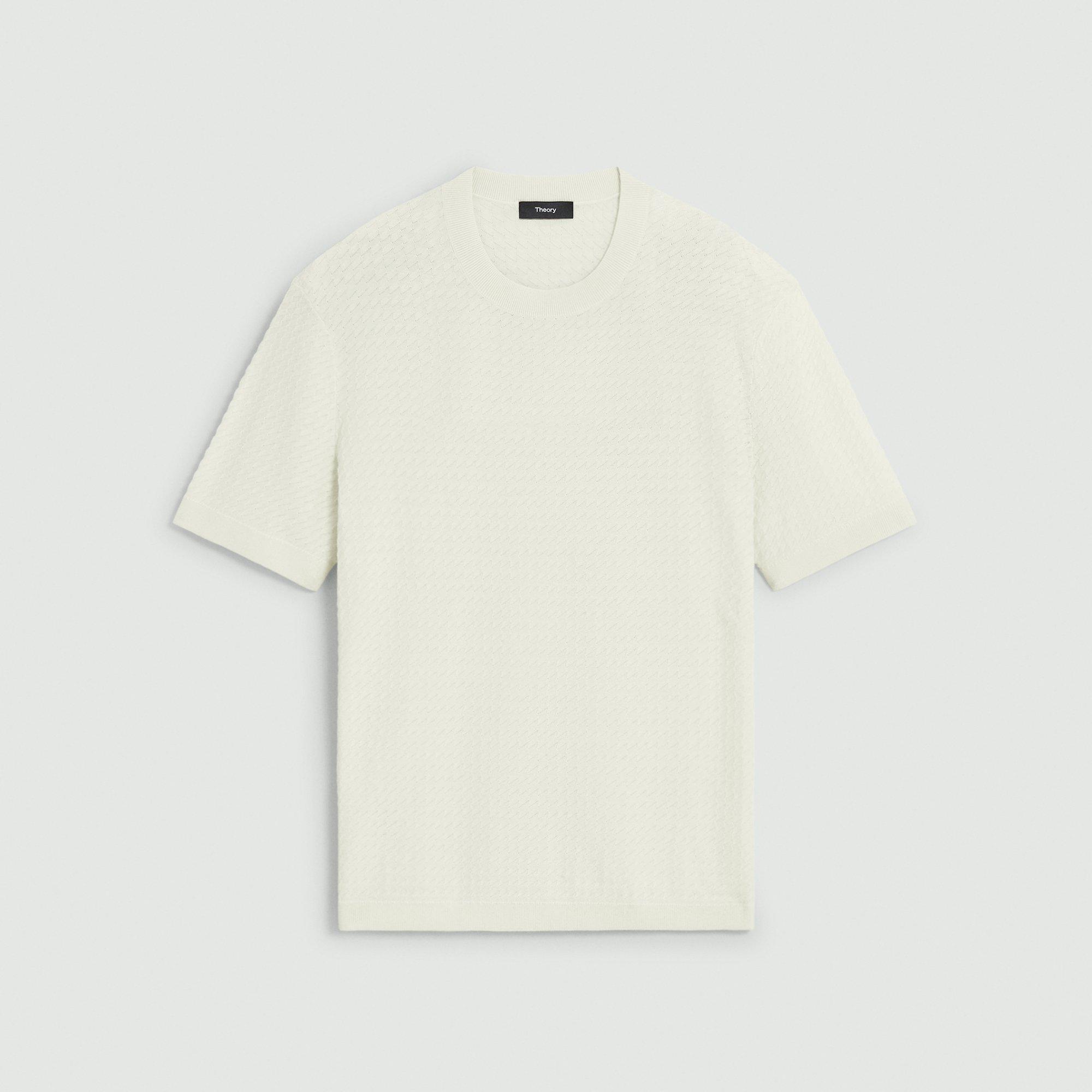 Theory｜ (Tactile Cotton Damian Sweater (P0384701 104)) Cotton Damian Short-Sleeve Tee | Theory
