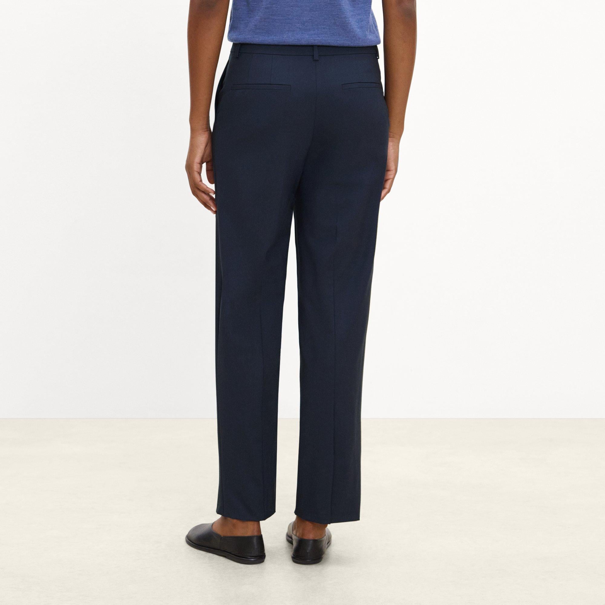 Classic Straight Trousers in Good Wool