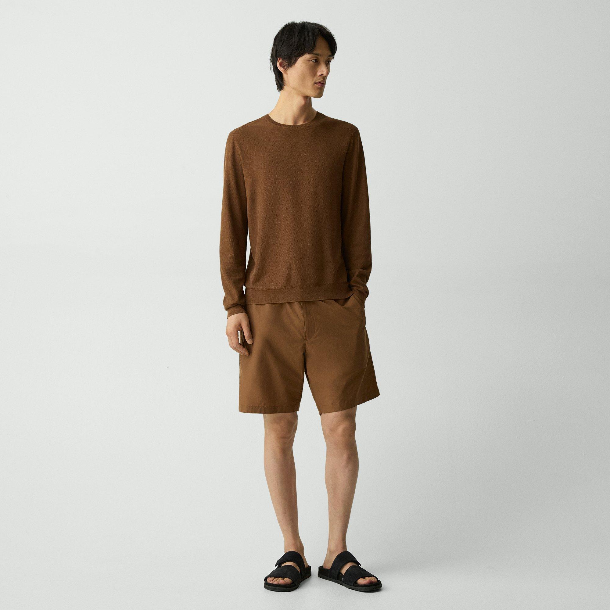 Crewneck Sweatshirt in Silk-Cotton