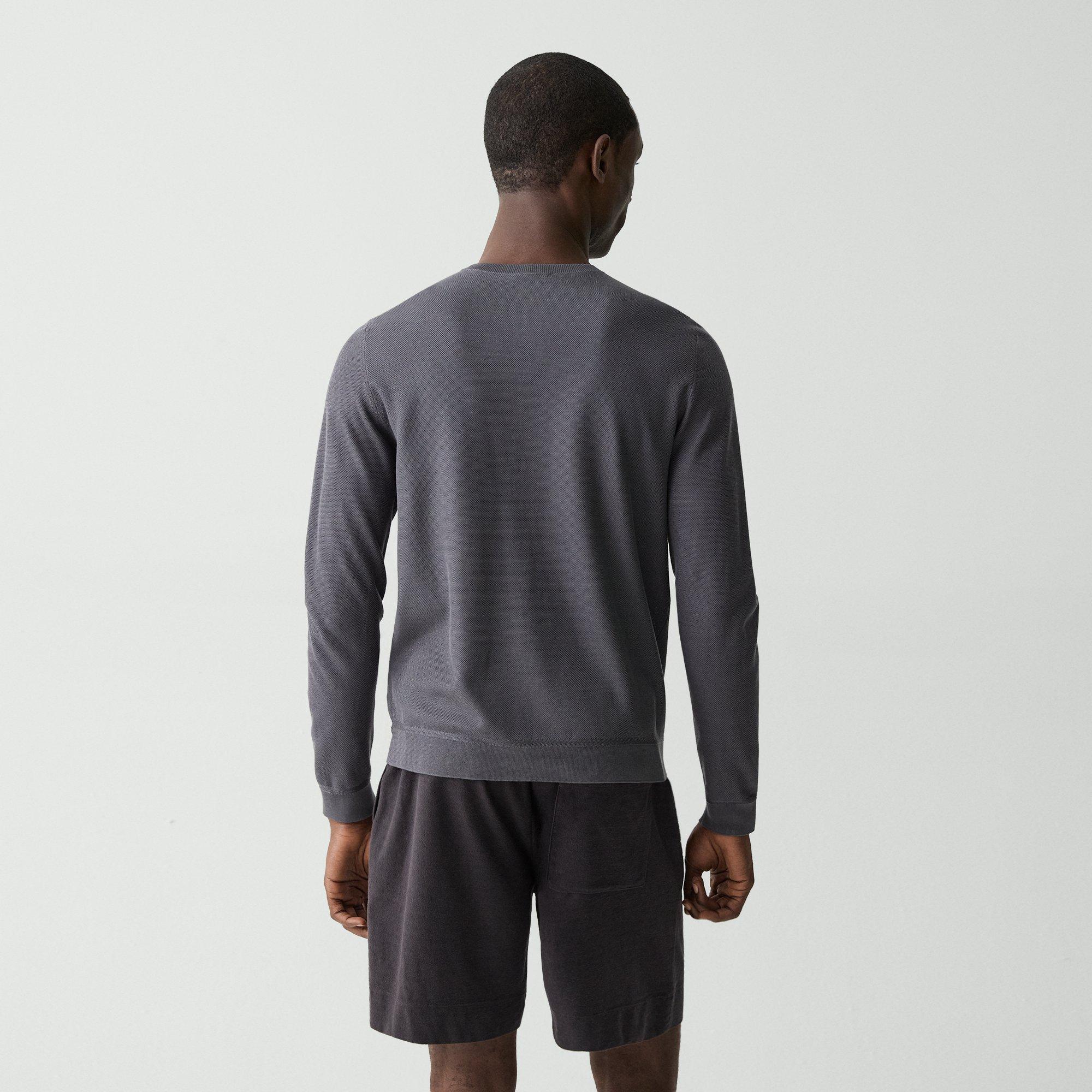 Crewneck Sweatshirt in Silk-Cotton