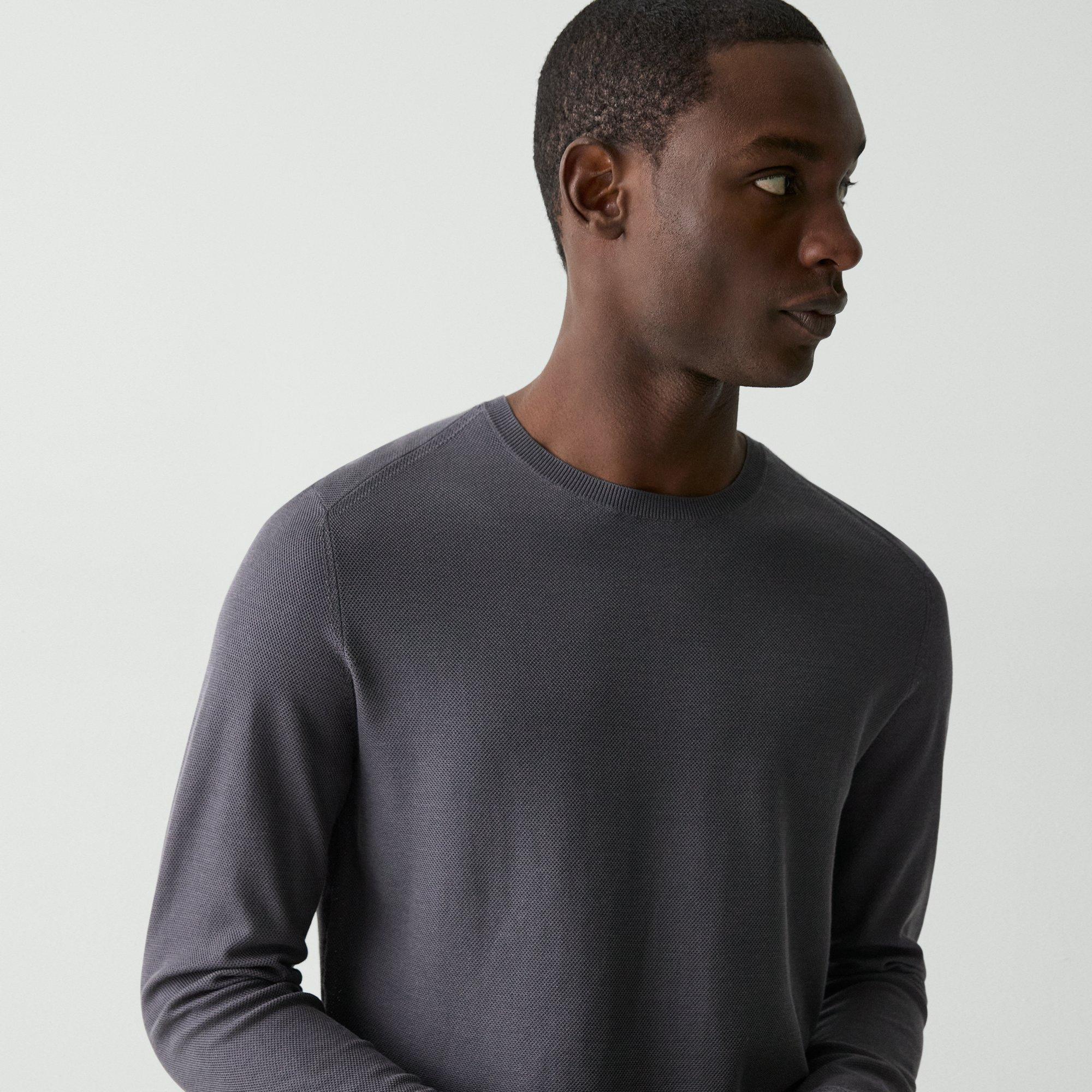 Crewneck Sweatshirt in Silk-Cotton