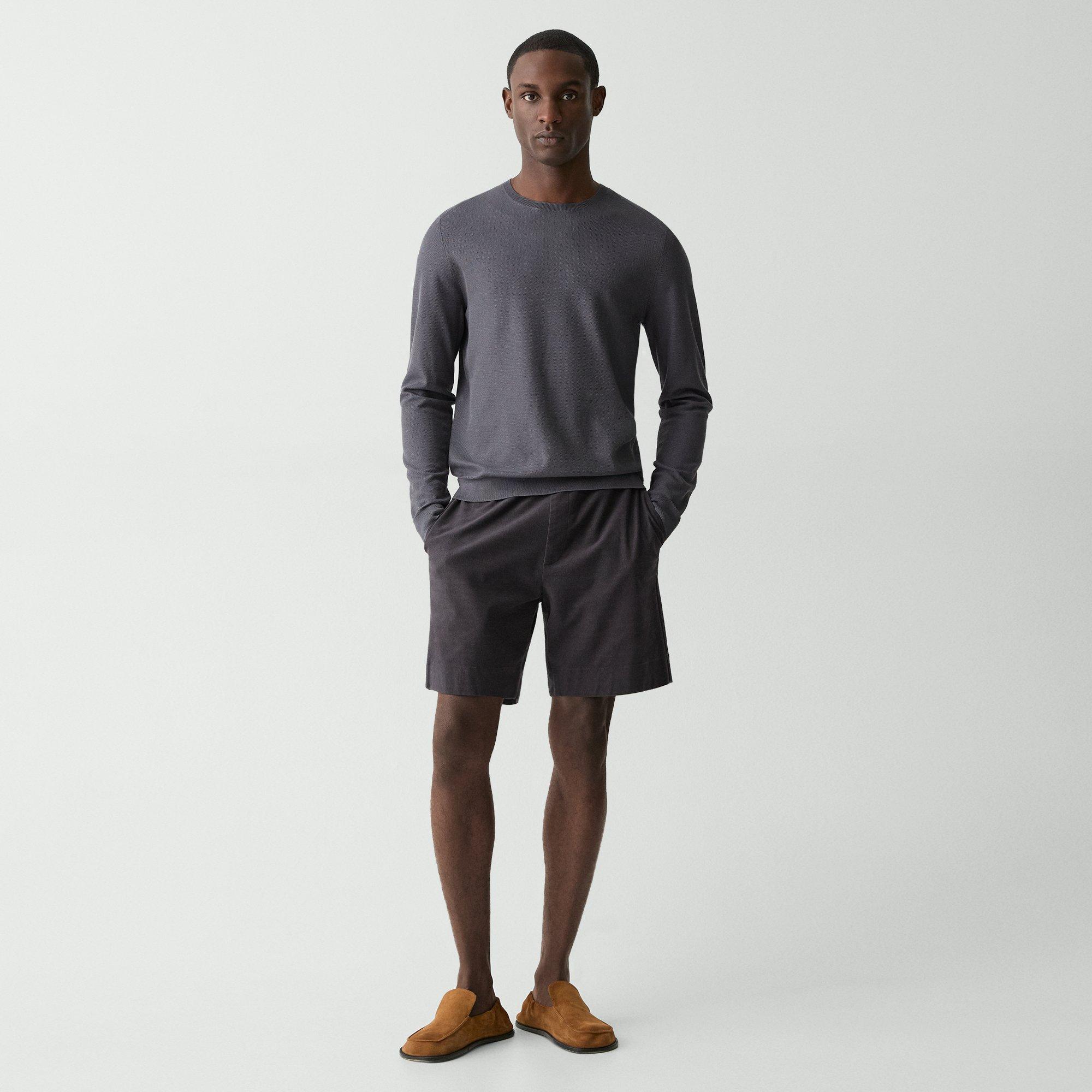 Crewneck Sweatshirt in Silk-Cotton
