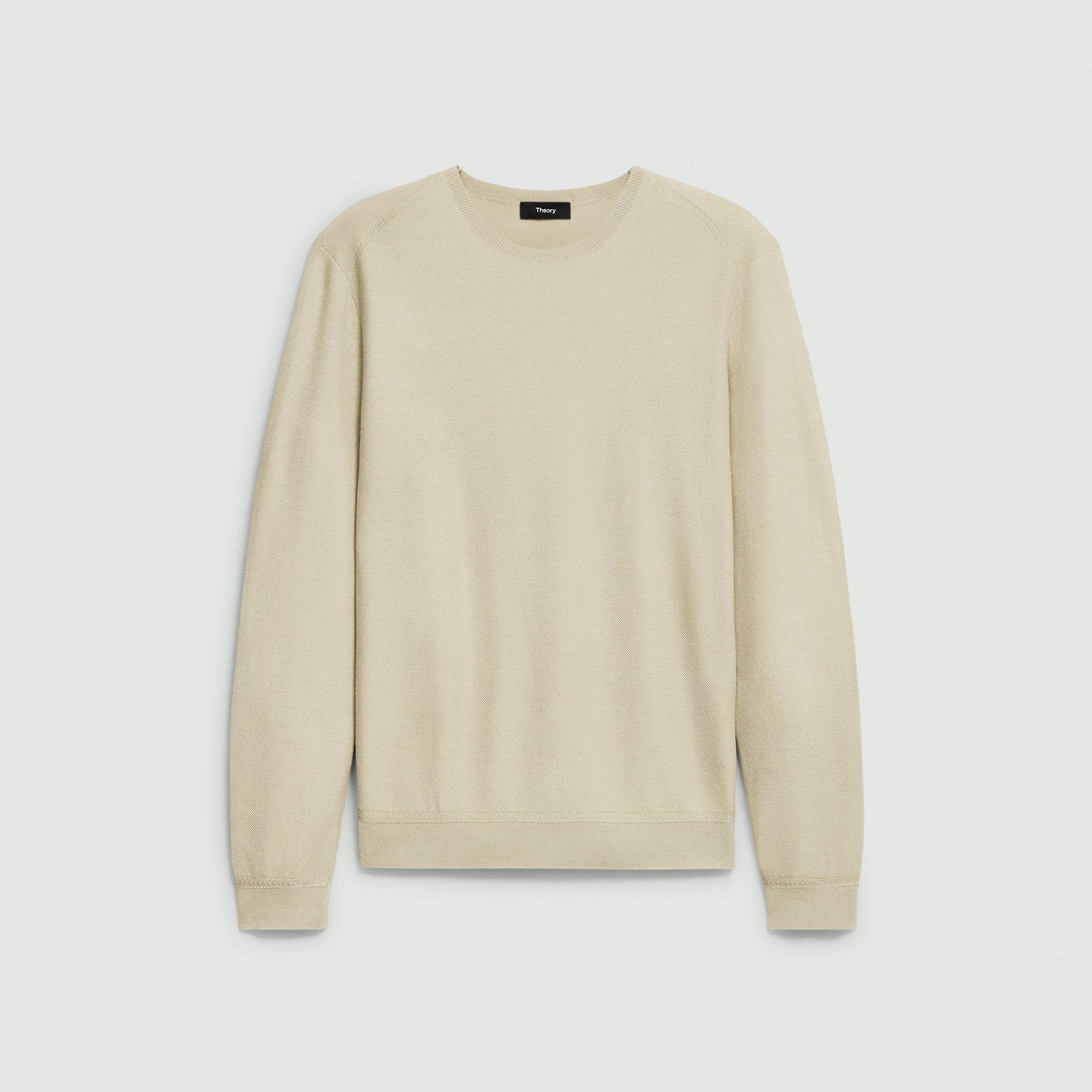 Crewneck Sweatshirt in Silk-Cotton
