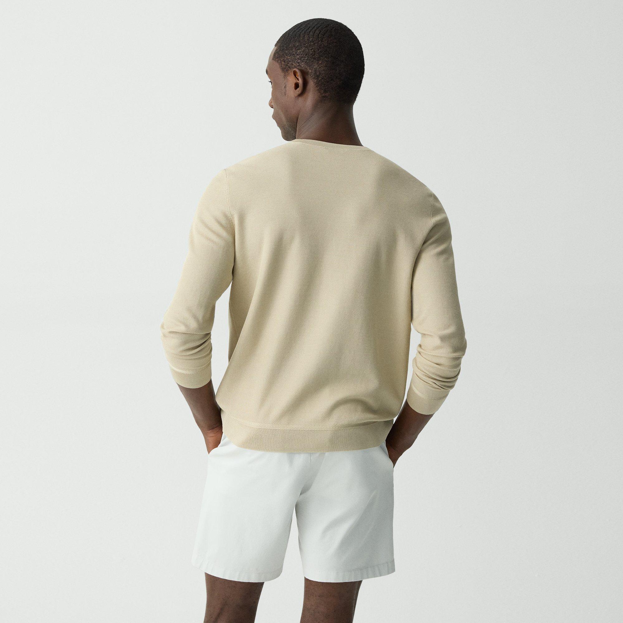 Crewneck Sweatshirt in Silk-Cotton