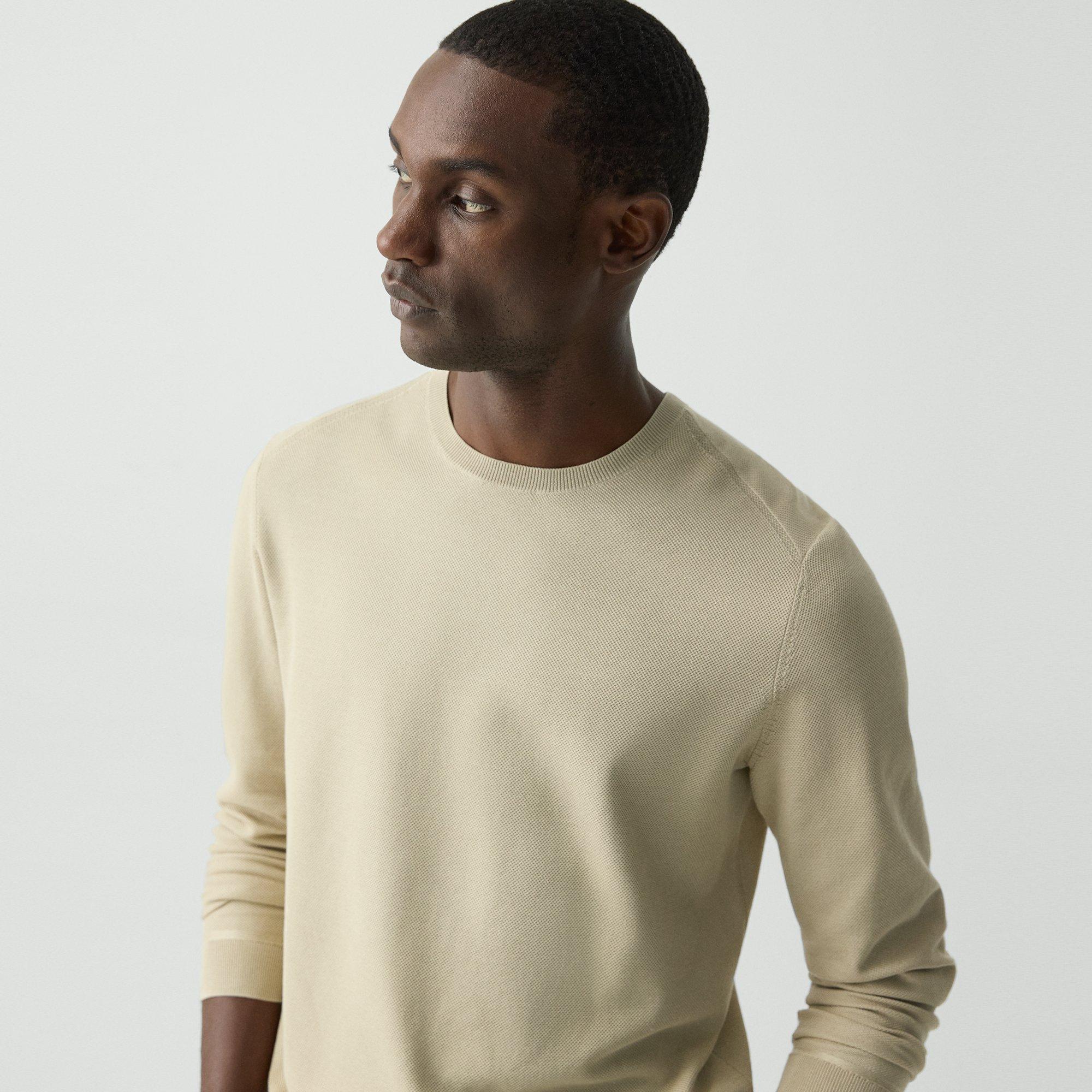 Crewneck Sweatshirt in Silk-Cotton