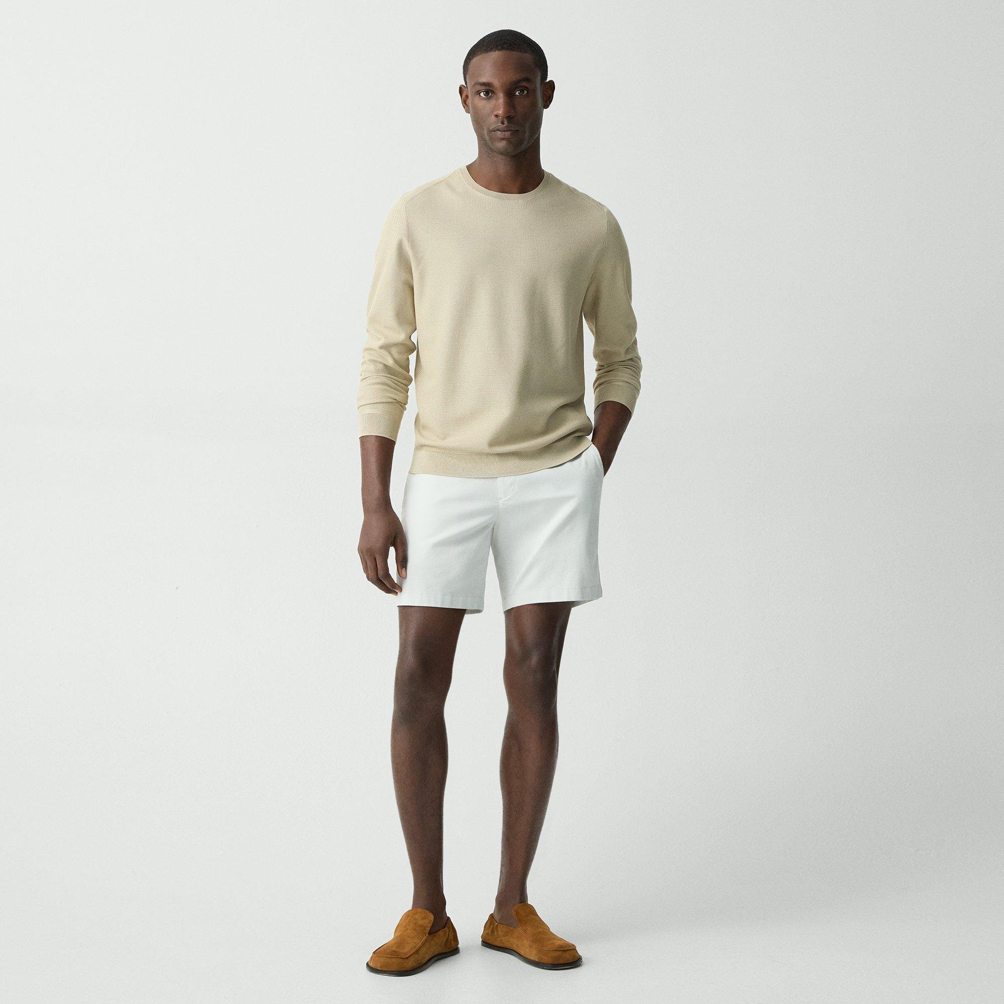 Crewneck Sweatshirt in Silk-Cotton