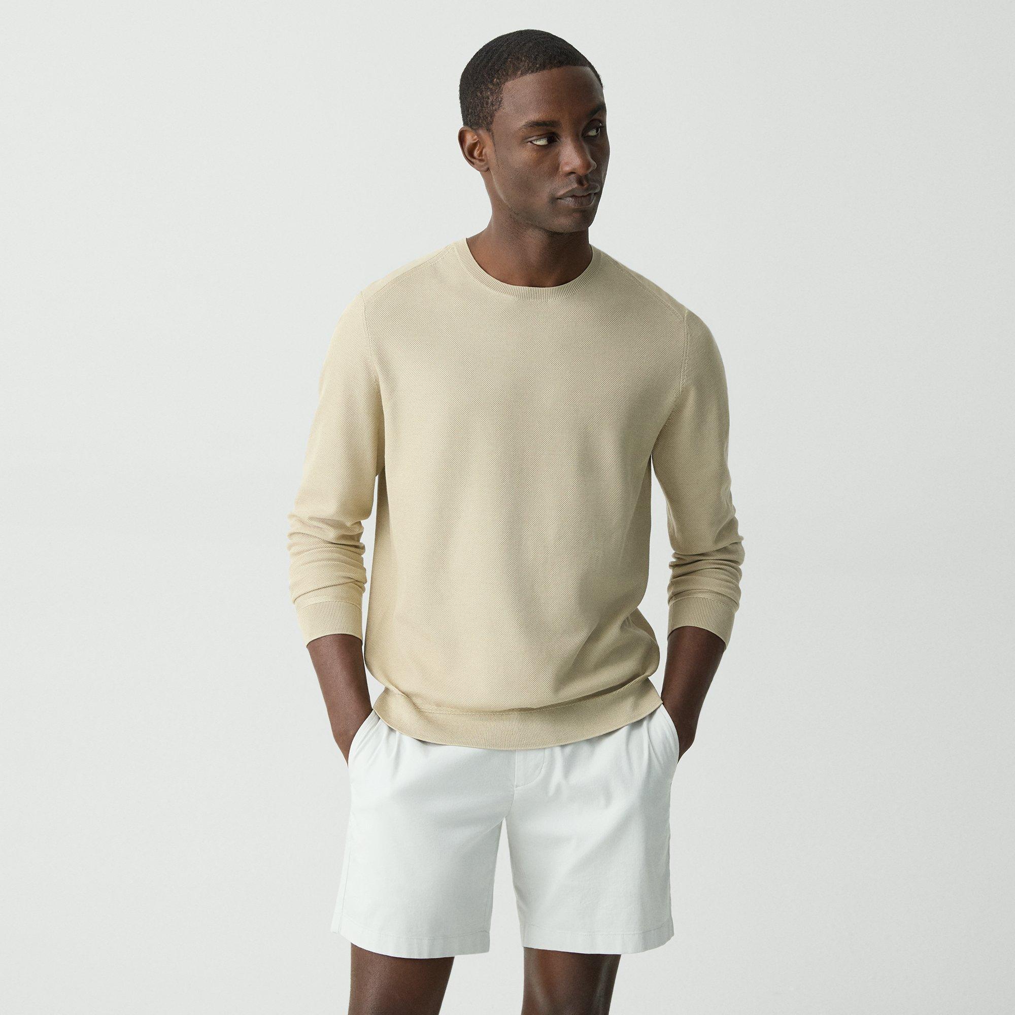 Crewneck Sweatshirt in Silk-Cotton