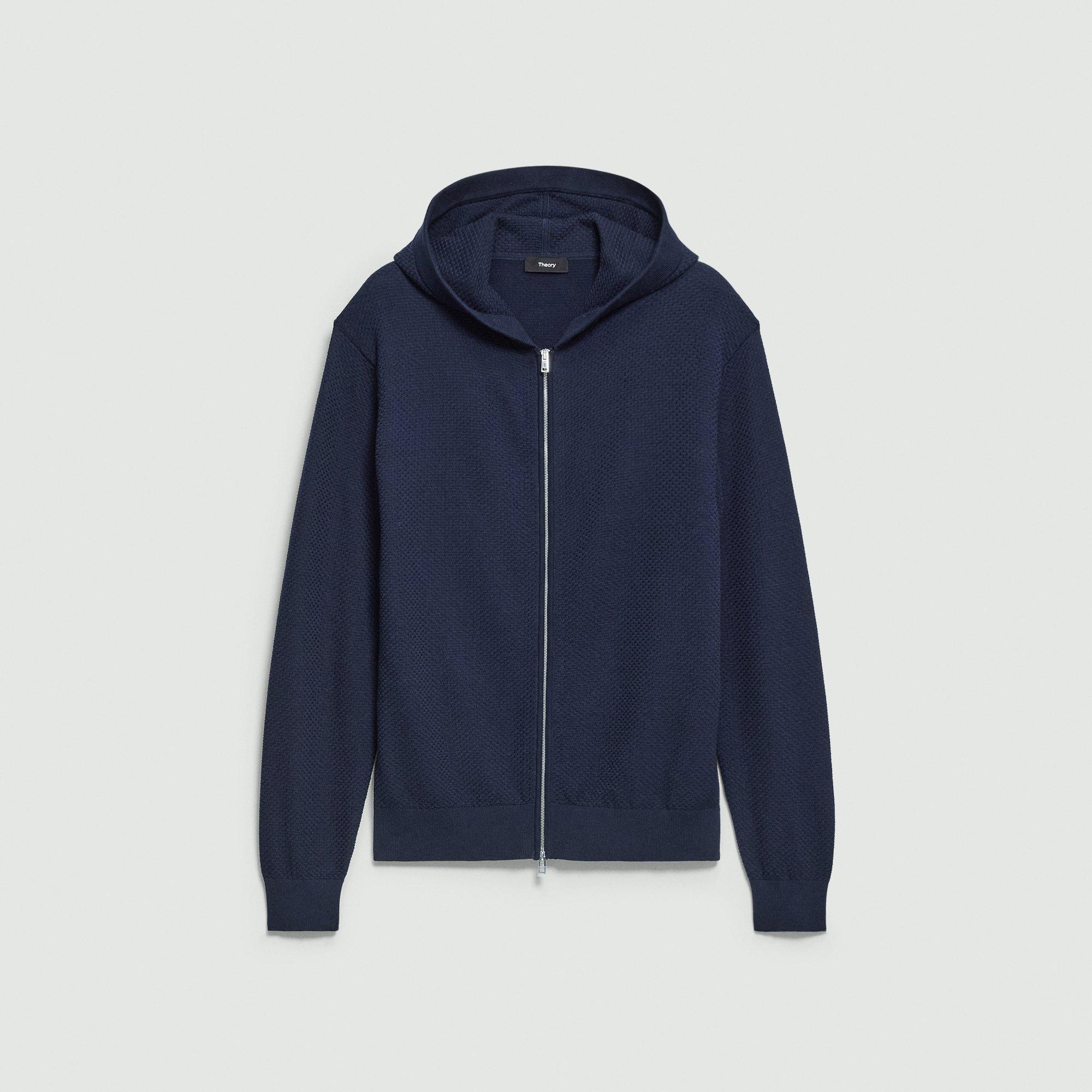Myhlo Zip-Up Hoodie in Cotton | Men's Casual Layer | Theory