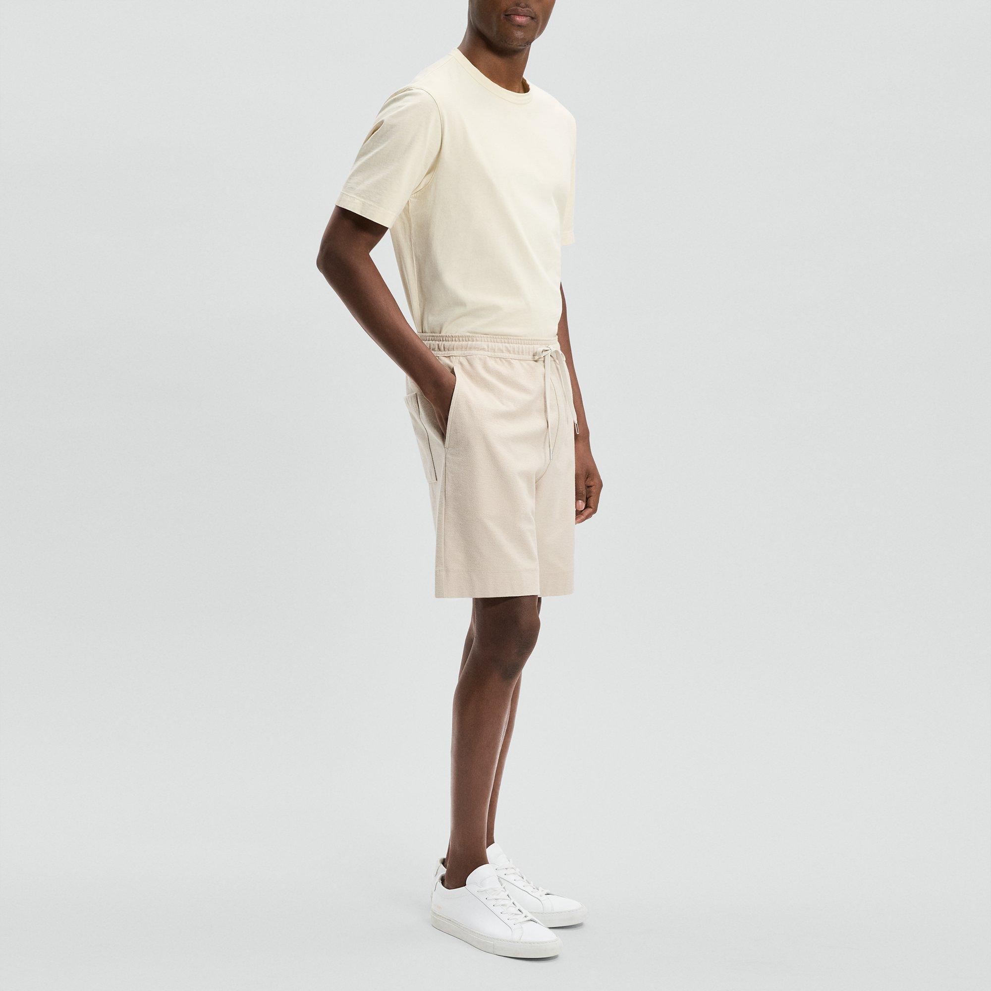 Drawstring Short in Terry Cotton