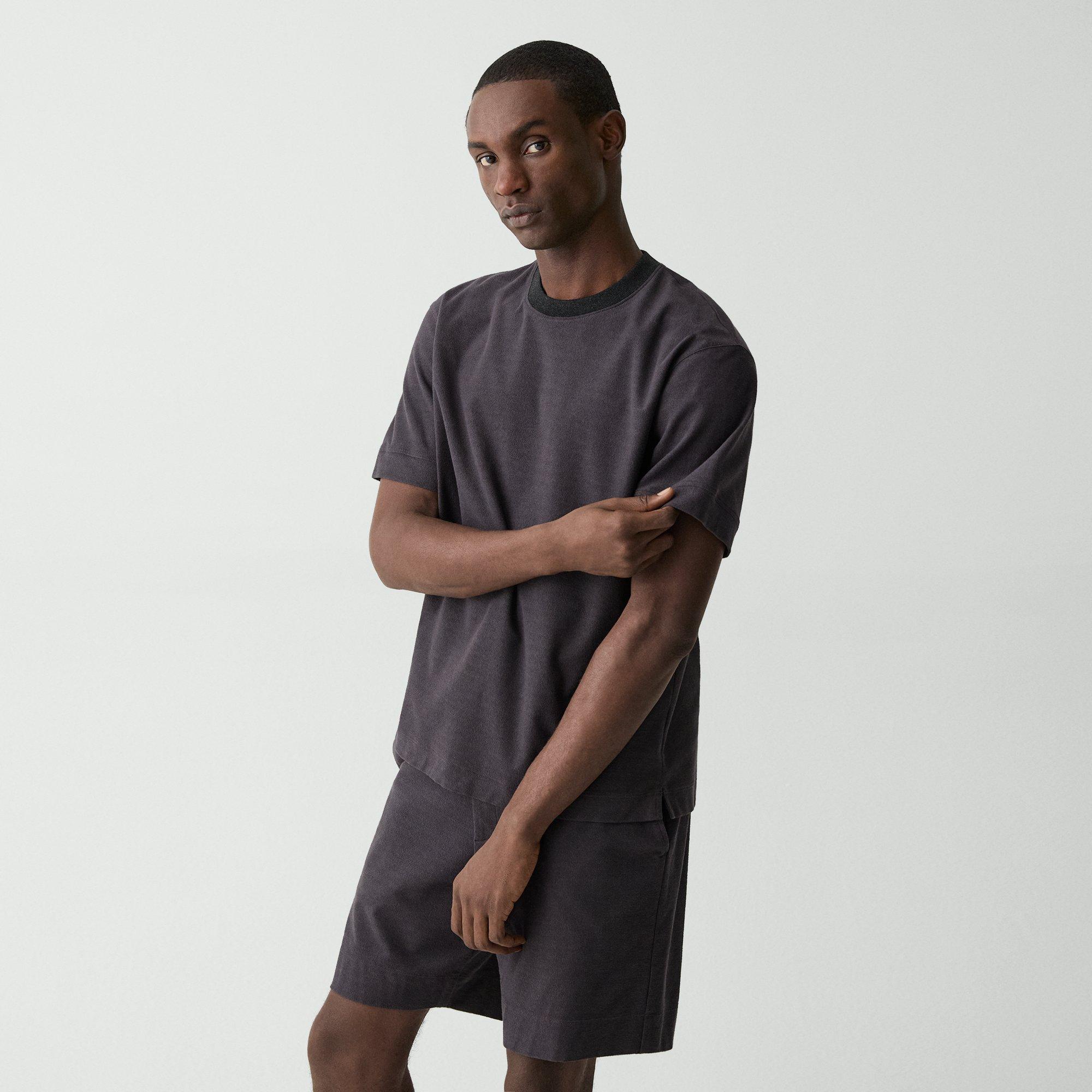 Relaxed Tee in Terry Cotton