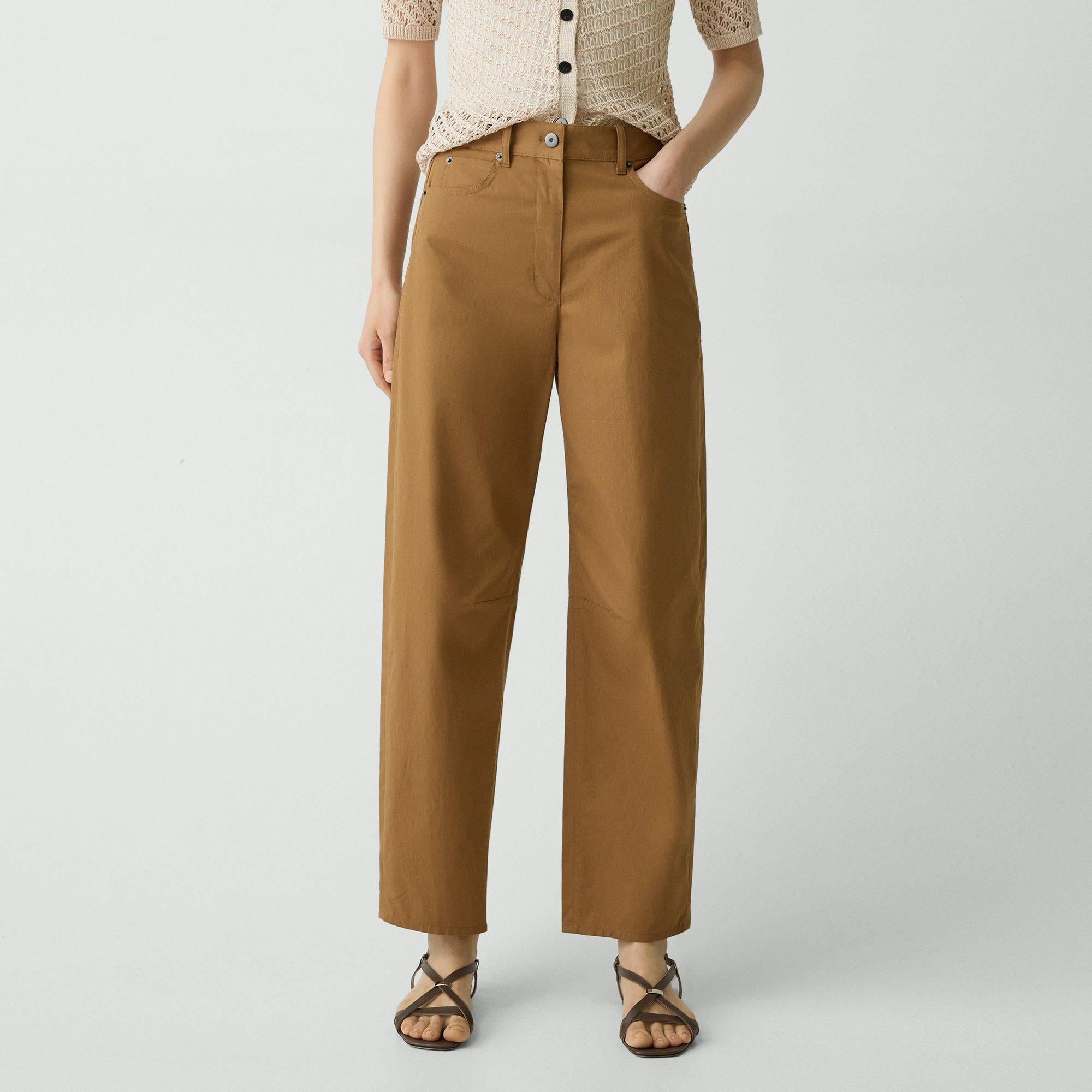 Barrel Pant in Cotton Twill