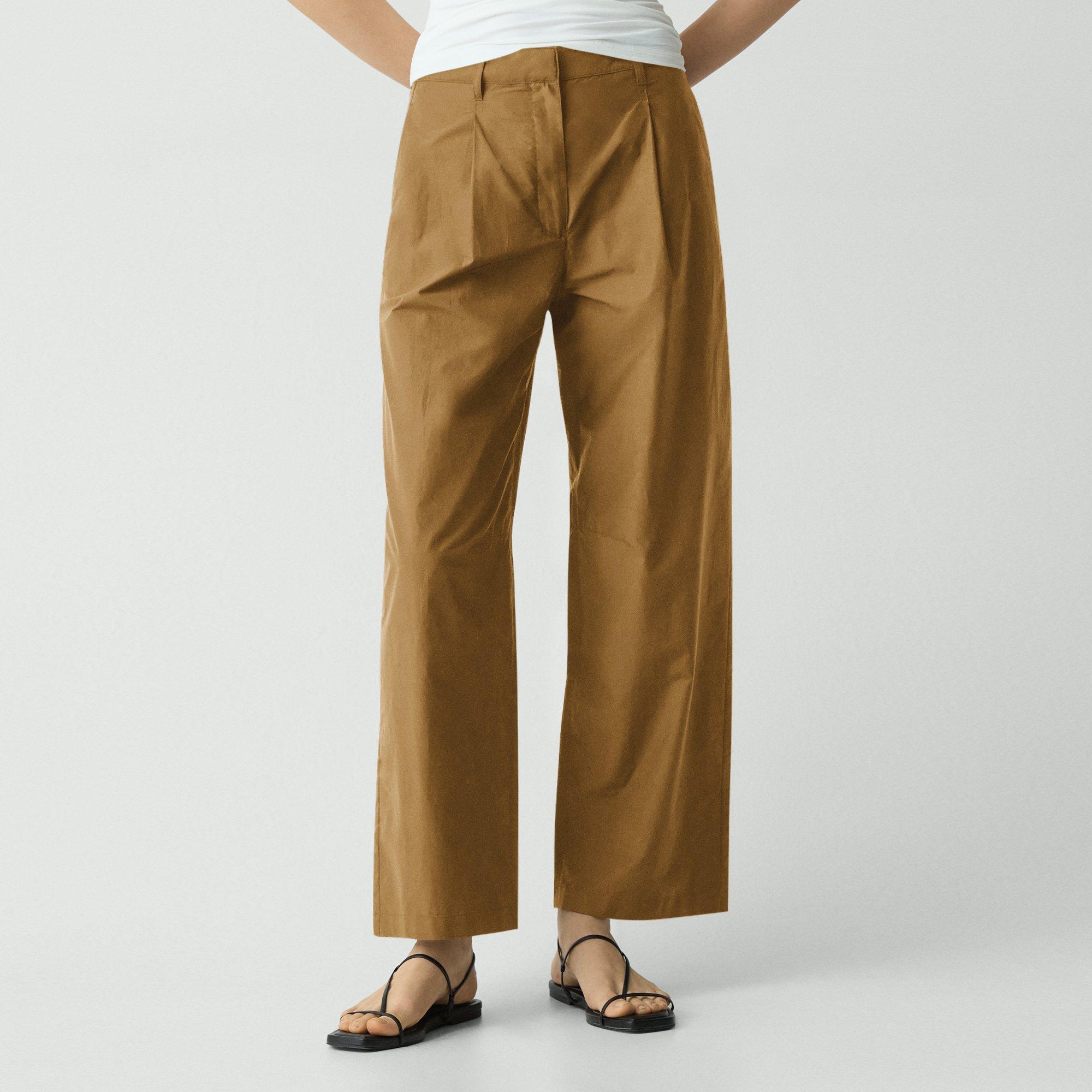 Cropped Utility Pant in Cotton-Blend
