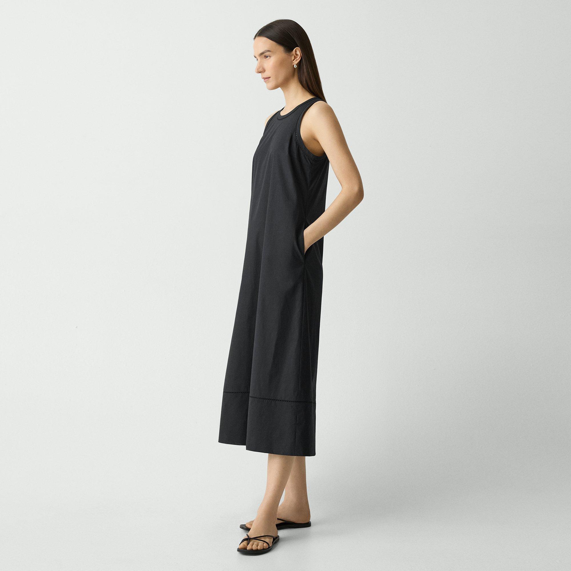 Maxi Tank Dress in City Poplin
