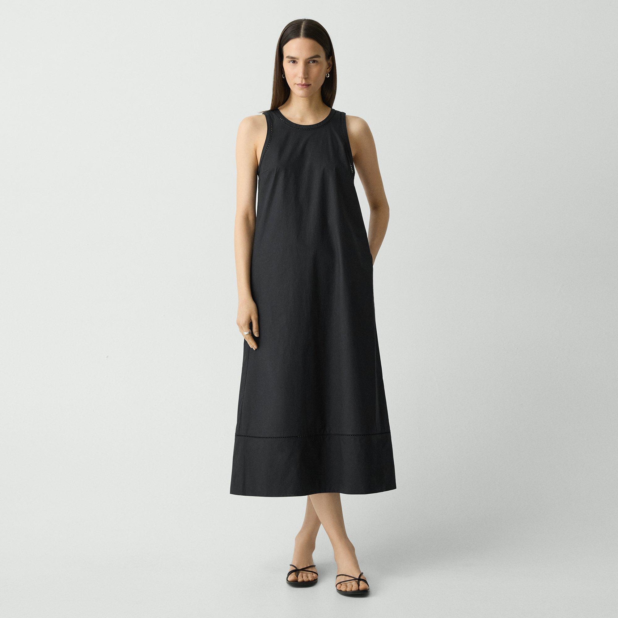 Maxi Tank Dress in City Poplin