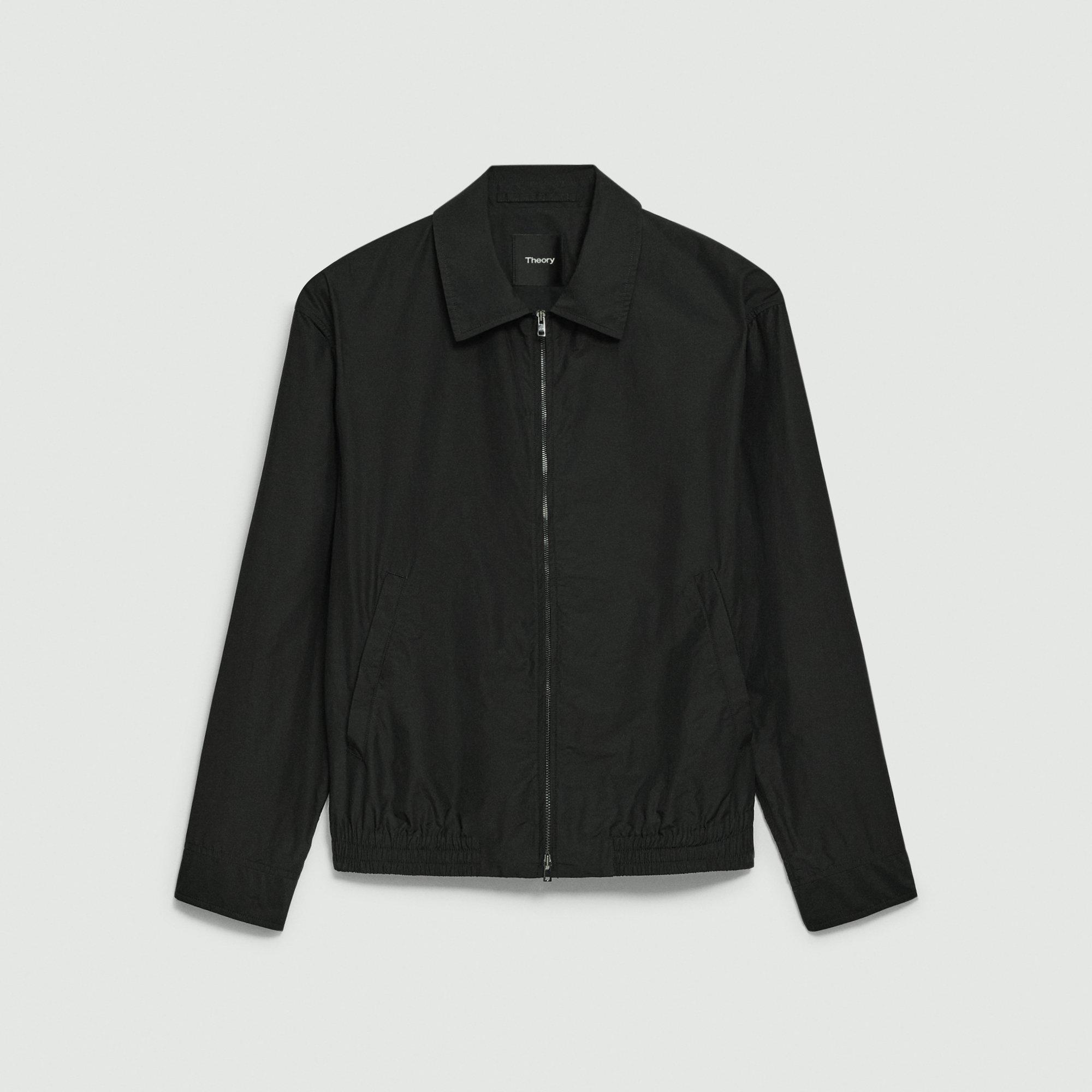 Cotton-Blend Blouson Zip Jacket | Theory