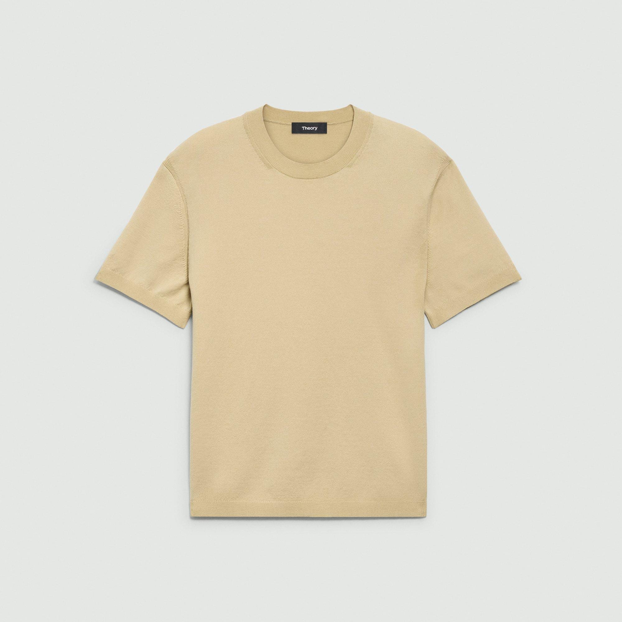 Relaxed Crewneck Tee in Cotton Light Twist