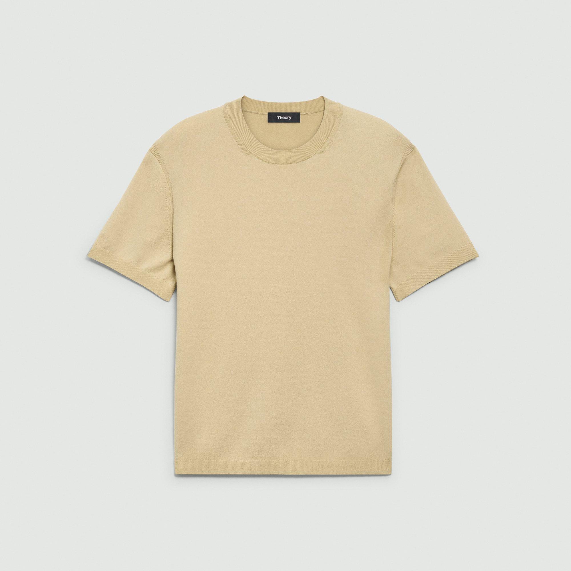 Cotton Light Twist Relaxed Crewneck Tee | Theory