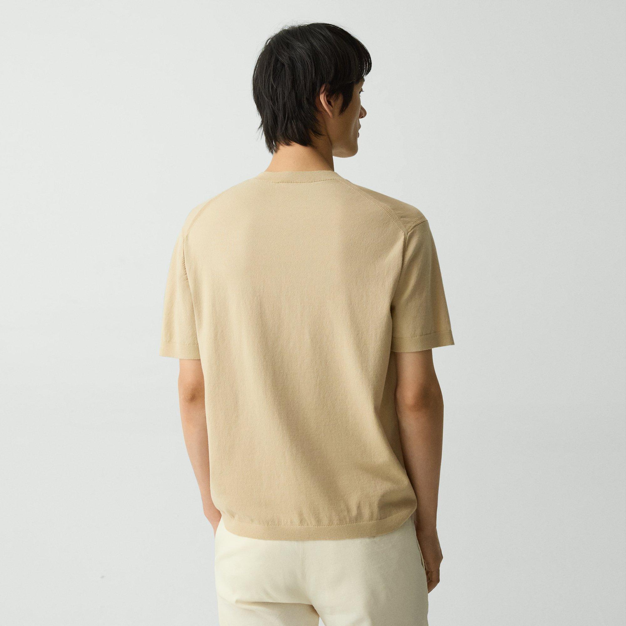 Relaxed Crewneck Tee in Cotton Light Twist