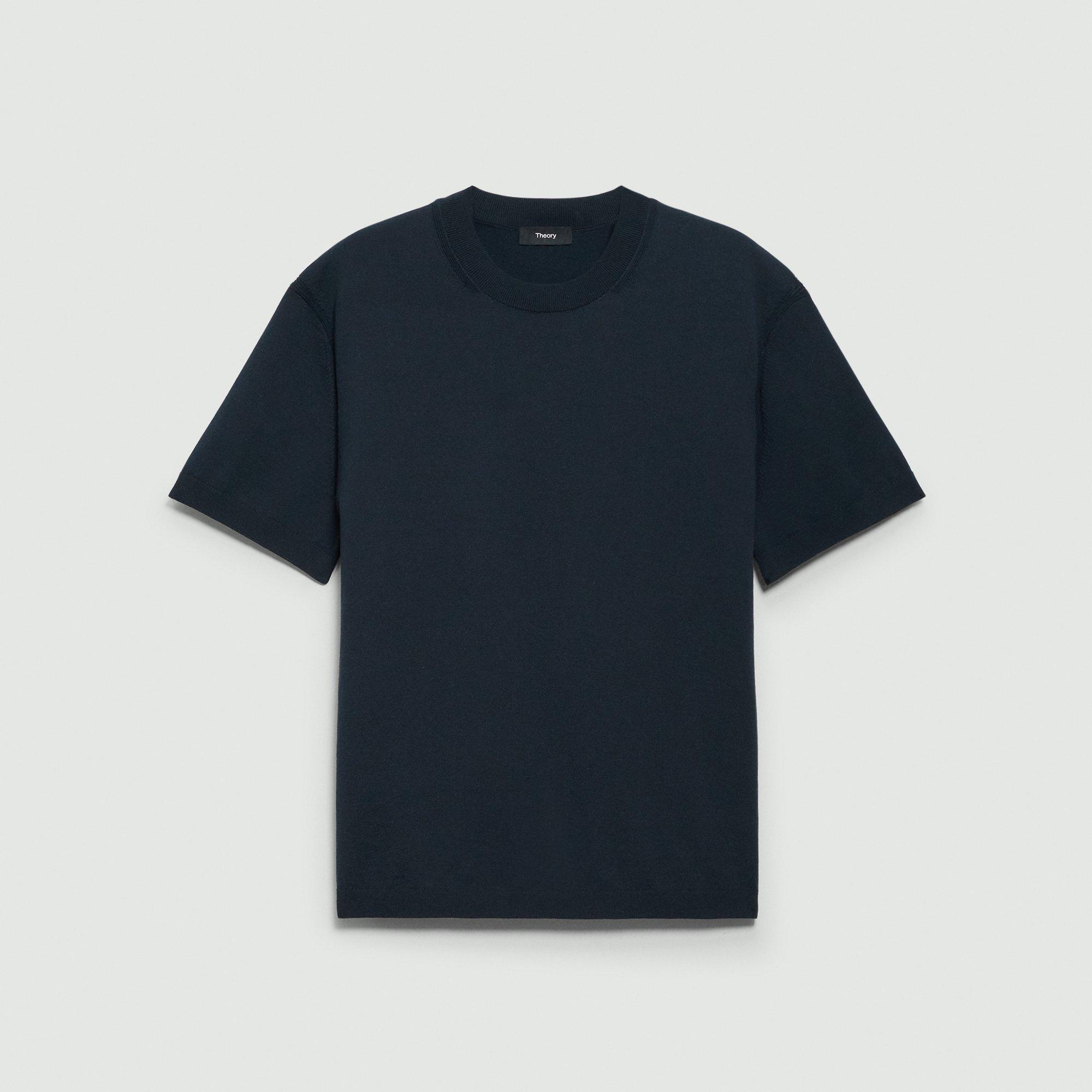 Relaxed Crewneck Tee in Cotton Light Twist