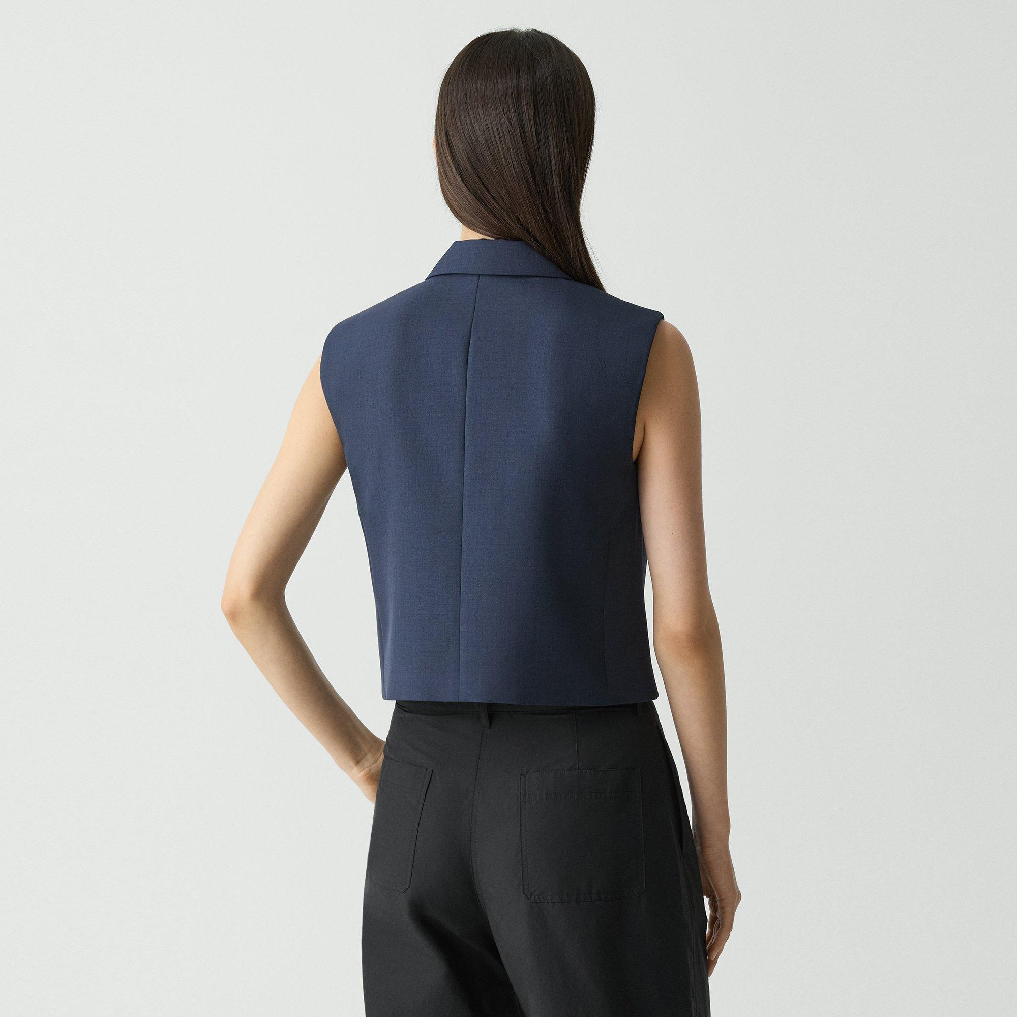 Double-Breasted Vest in City Twill