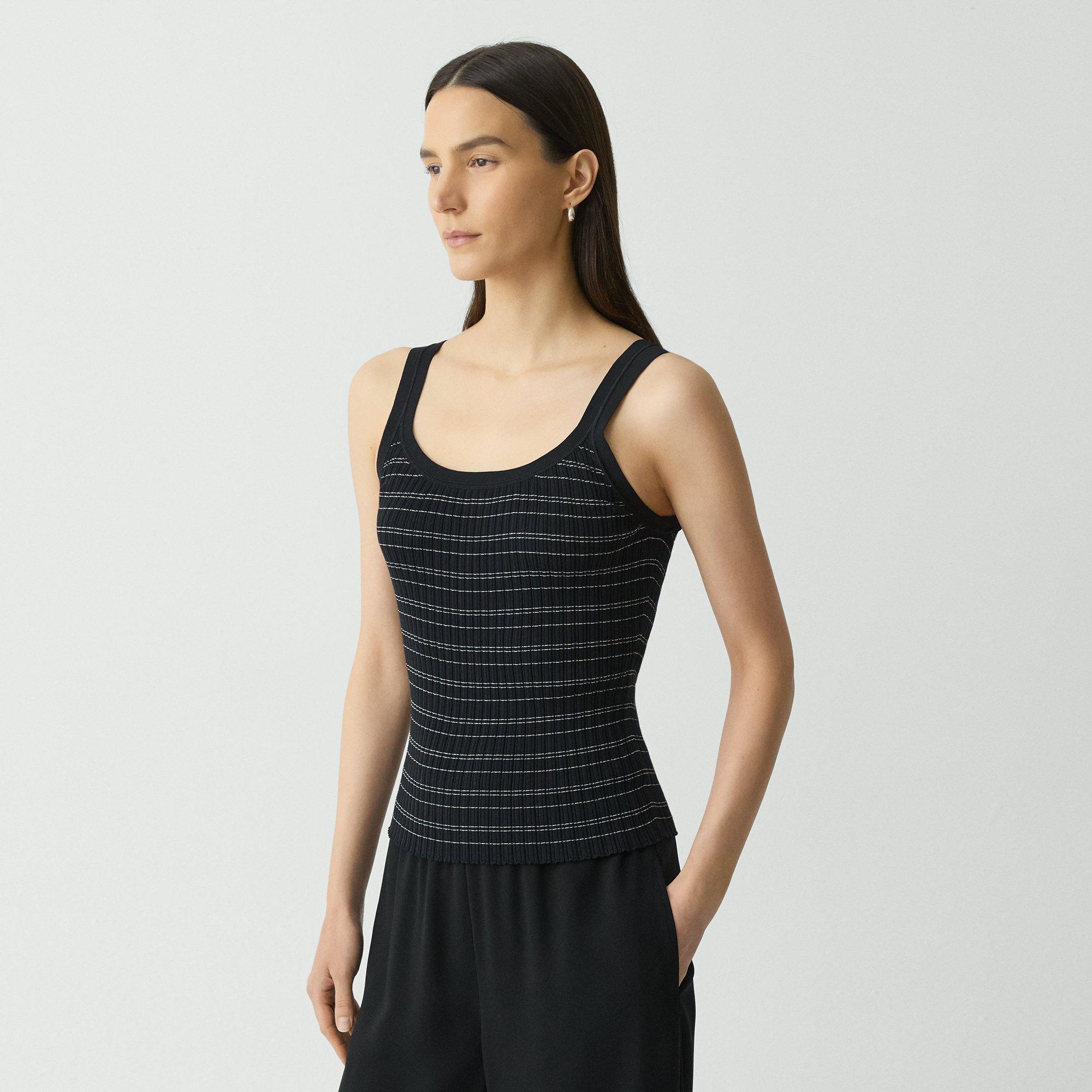 Striped Tank Top in Cotton-Blend