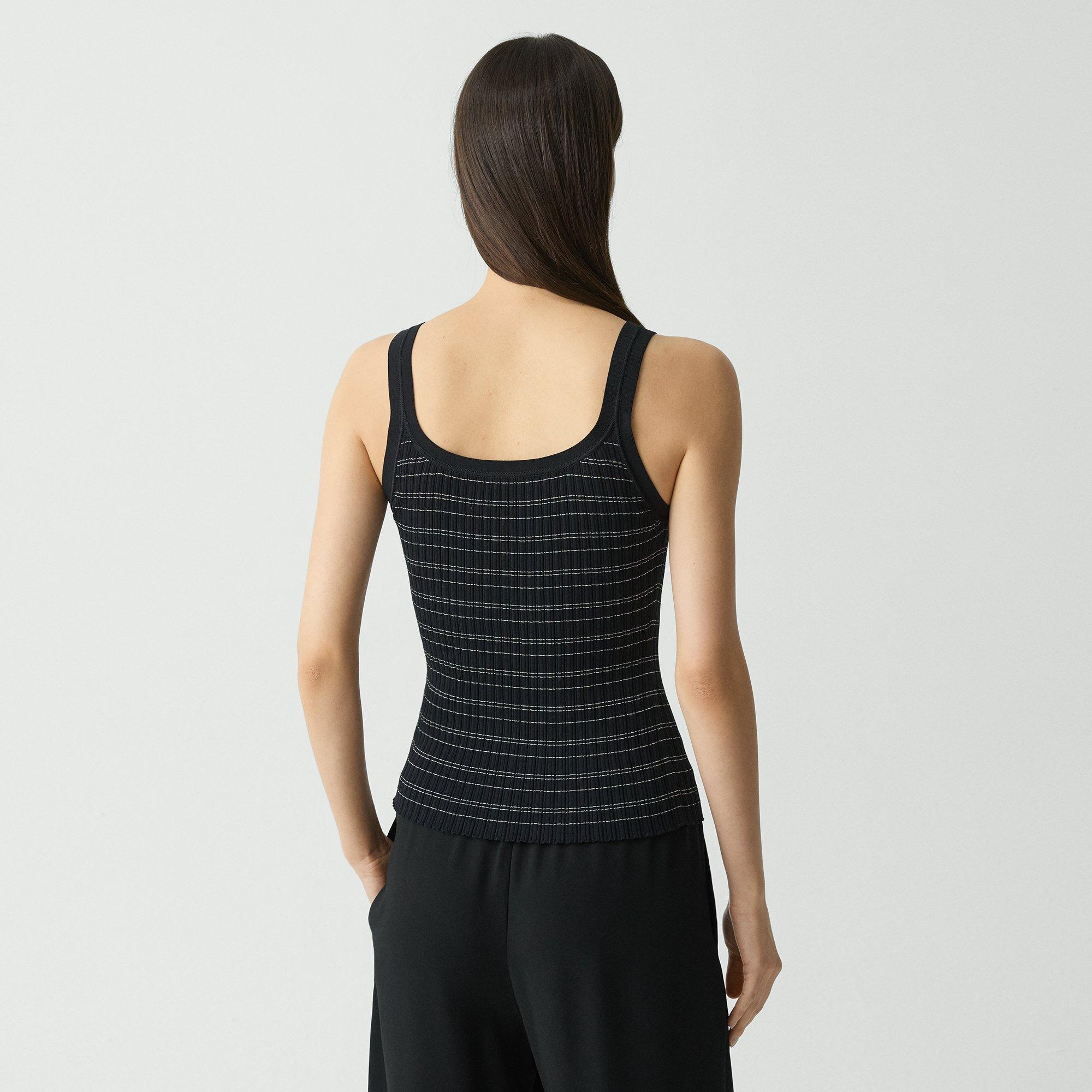 Striped Tank Top in Cotton-Blend