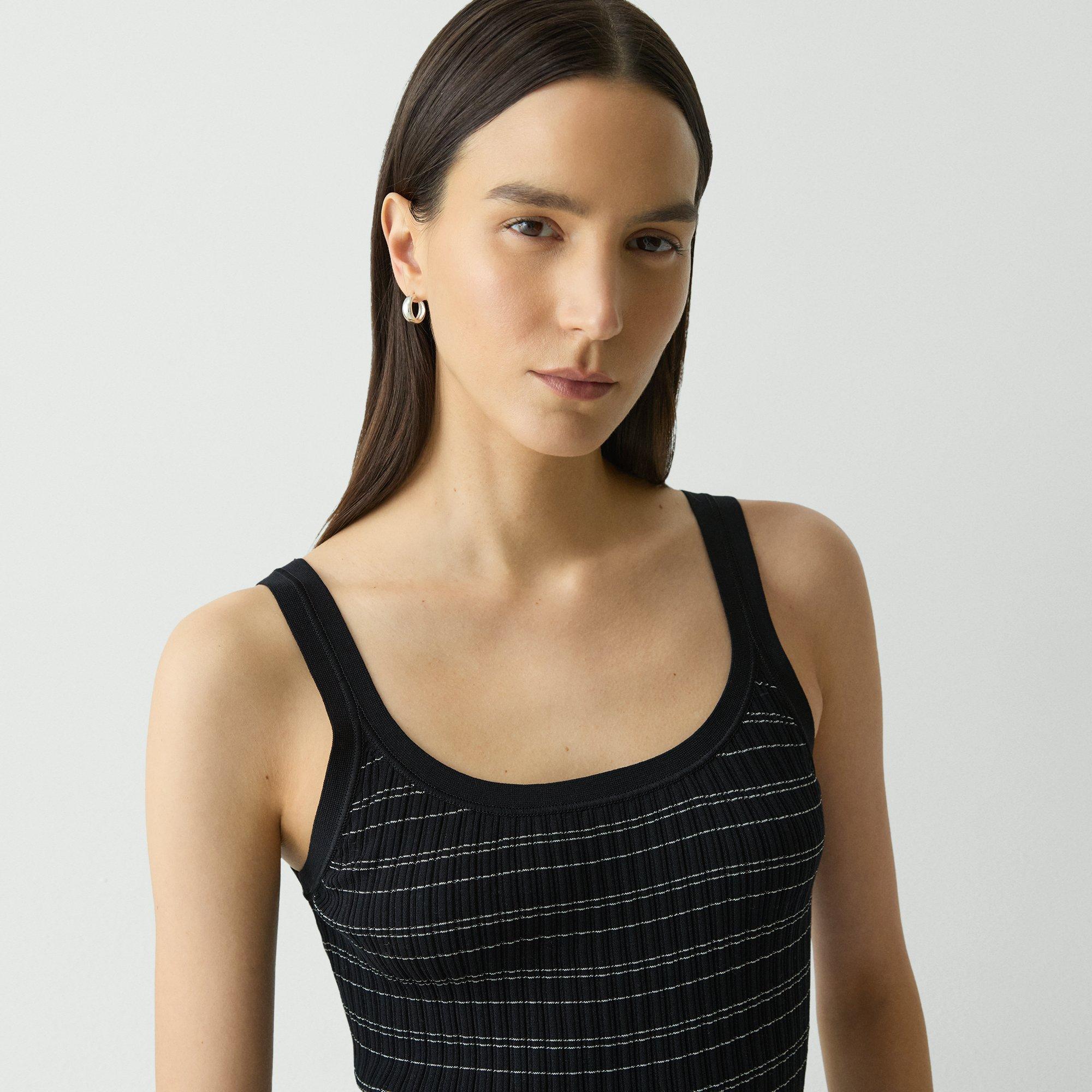 Striped Tank Top in Cotton-Blend
