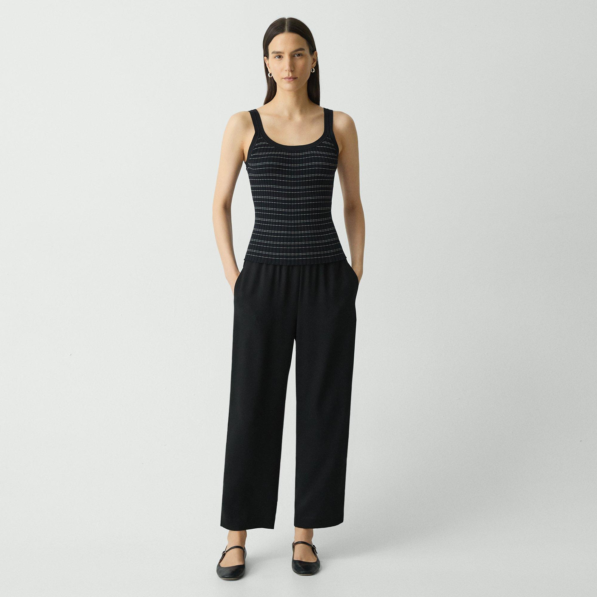 Striped Tank Top in Cotton-Blend