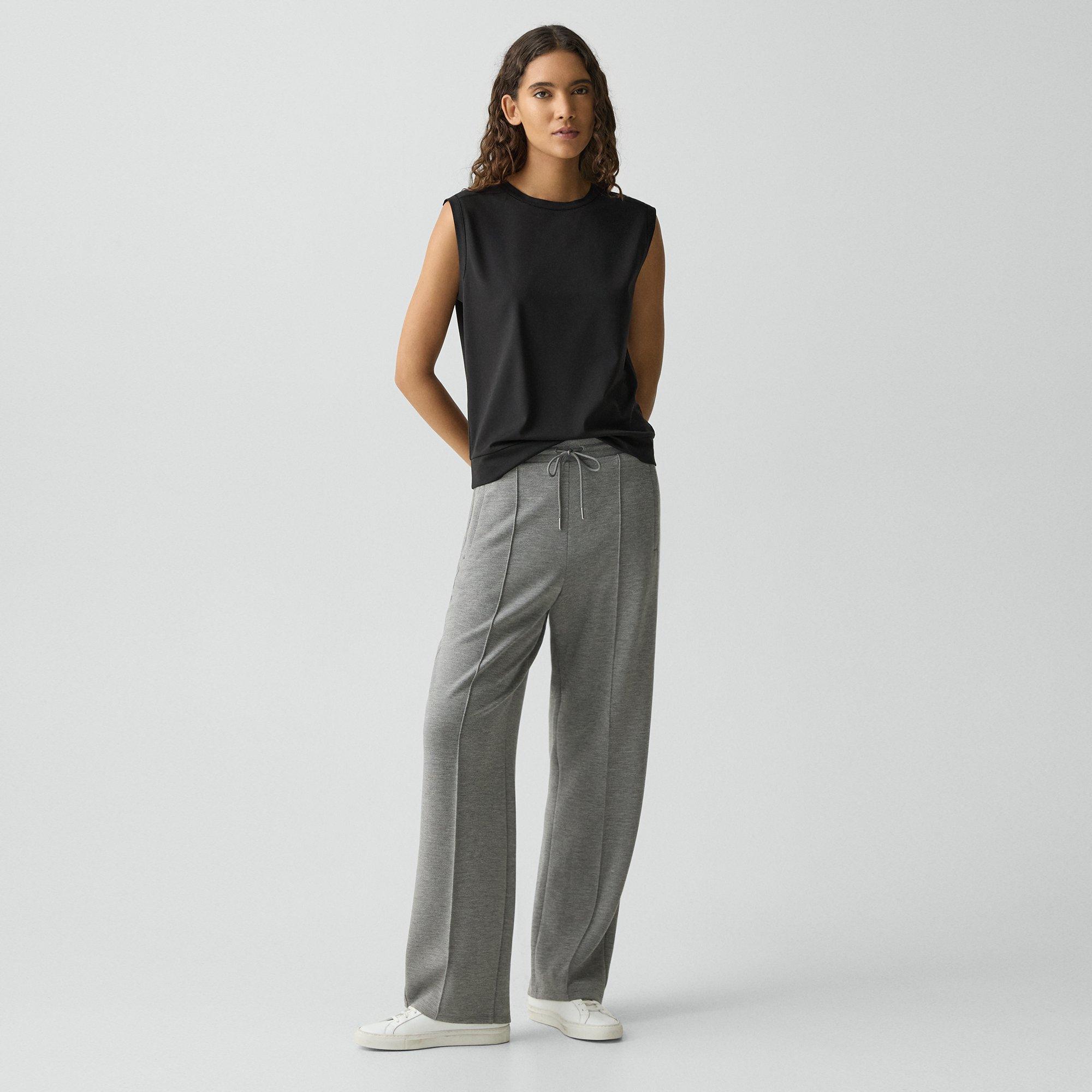 Cut-Off Tee in Interlock Knit