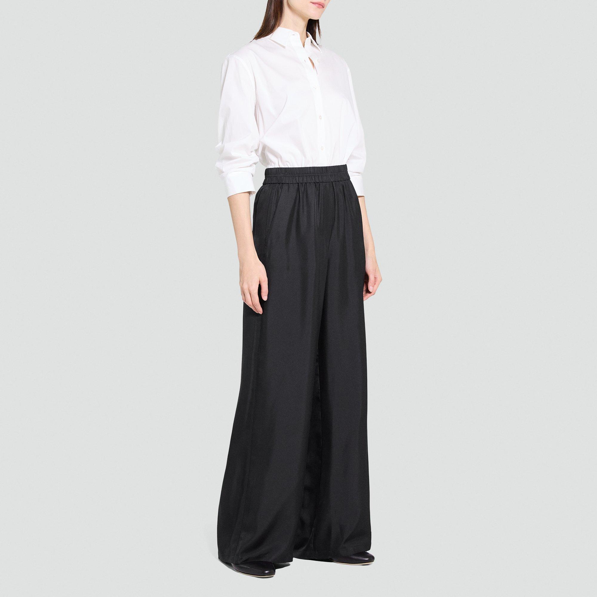 Pull-On Track Pant in Mod Silk Twill