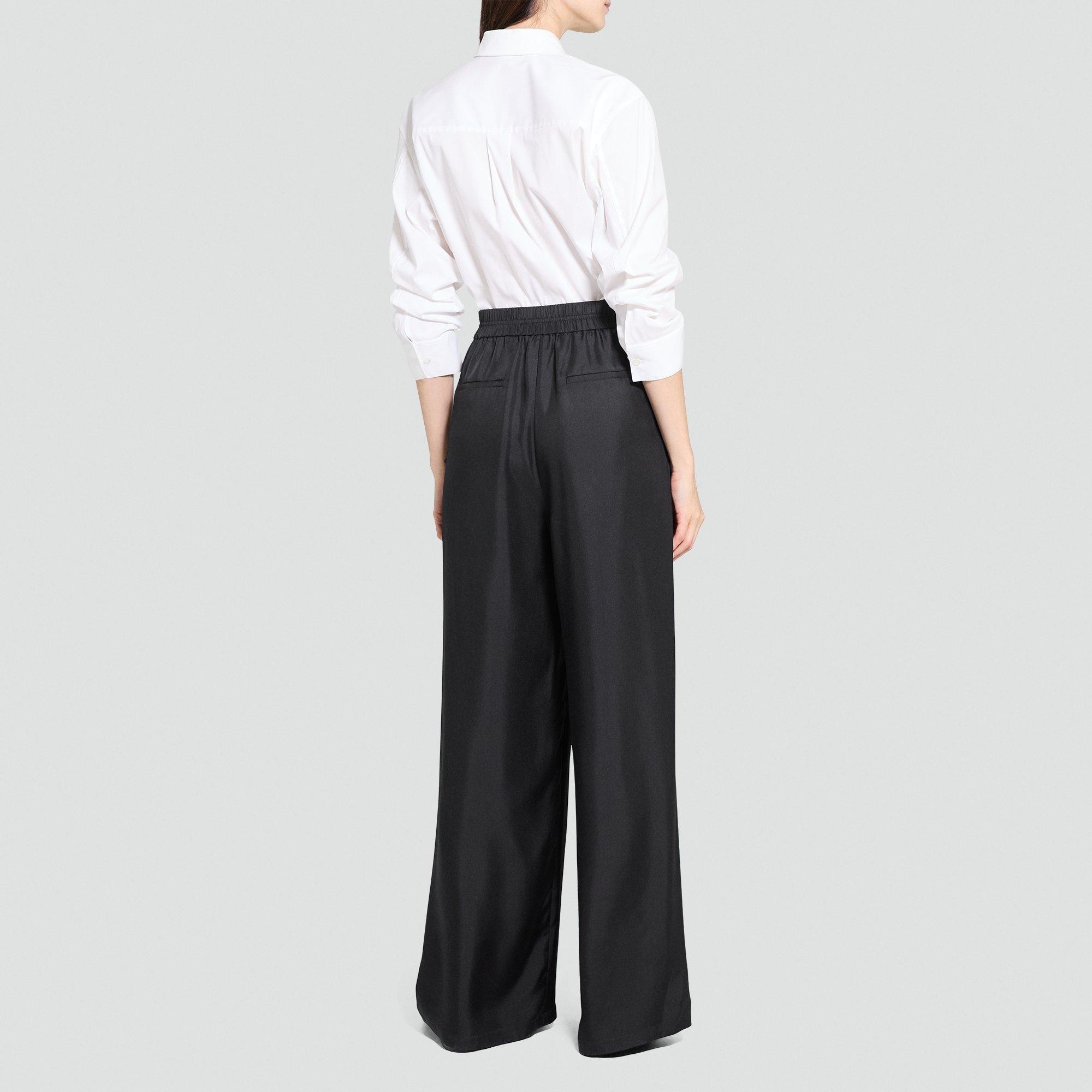 Pull-On Track Pant in Mod Silk Twill
