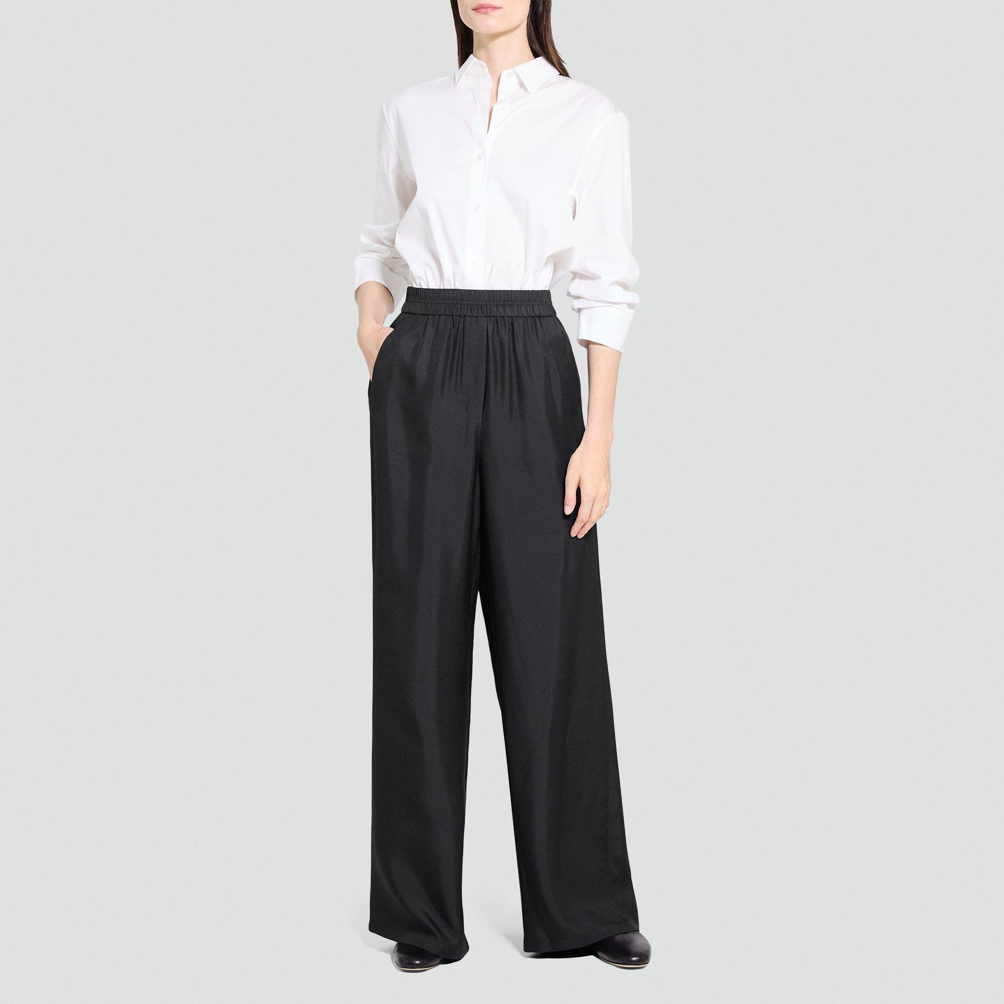 Pull-On Track Pant in Mod Silk Twill