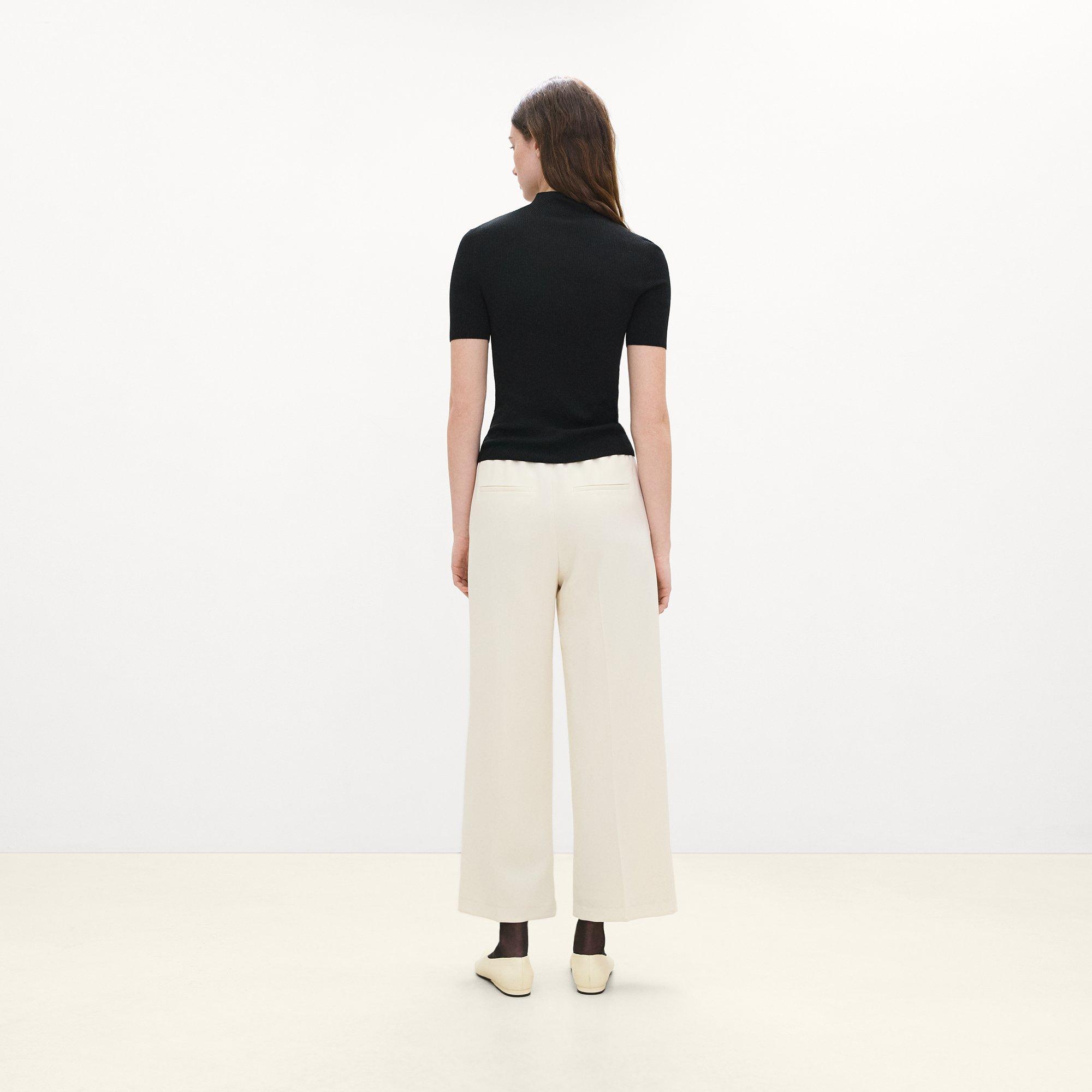 Leenda Mock Neck Sweater in Regal Wool