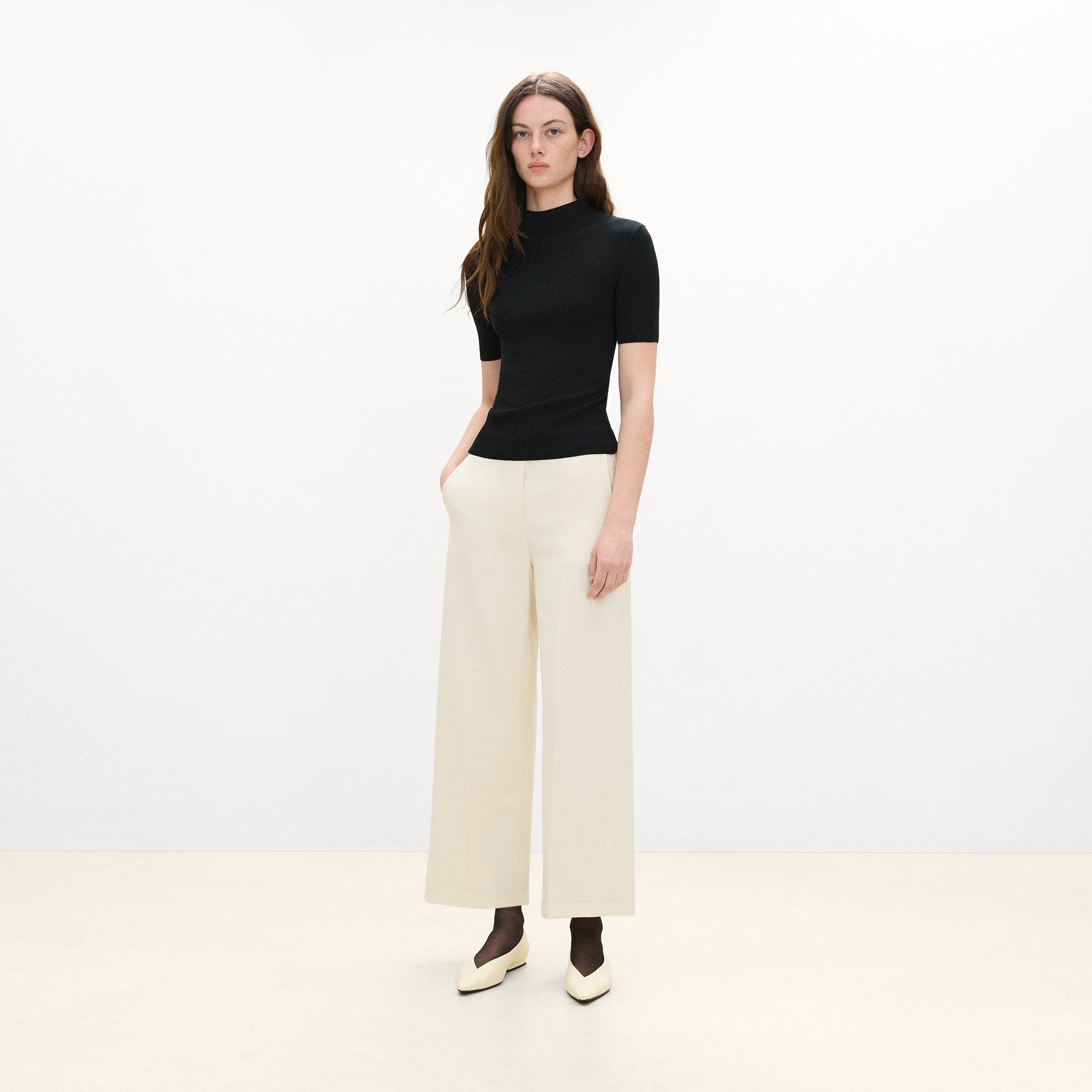Leenda Mock Neck Sweater in Regal Wool