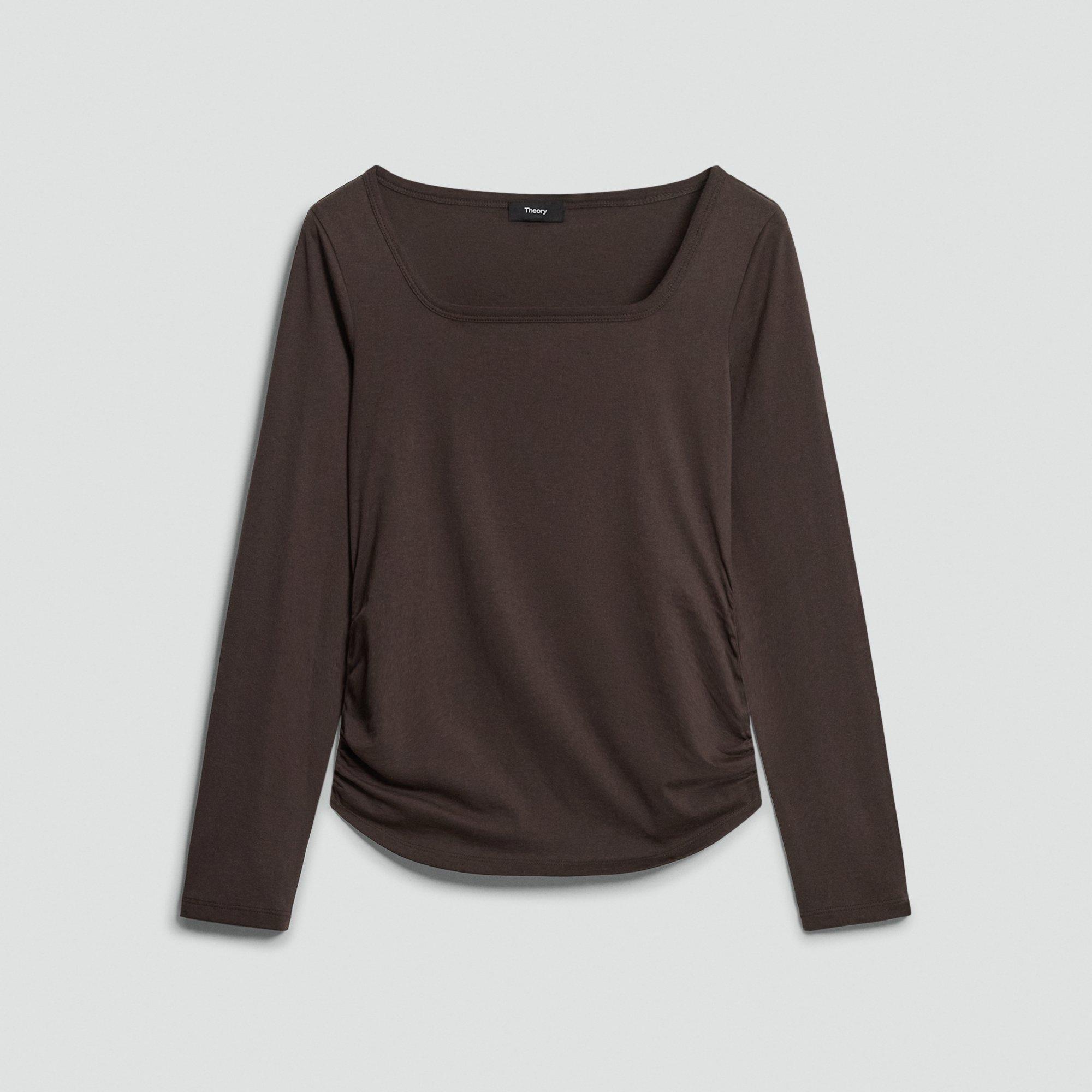 Square Neck Tee in Organic Cotton